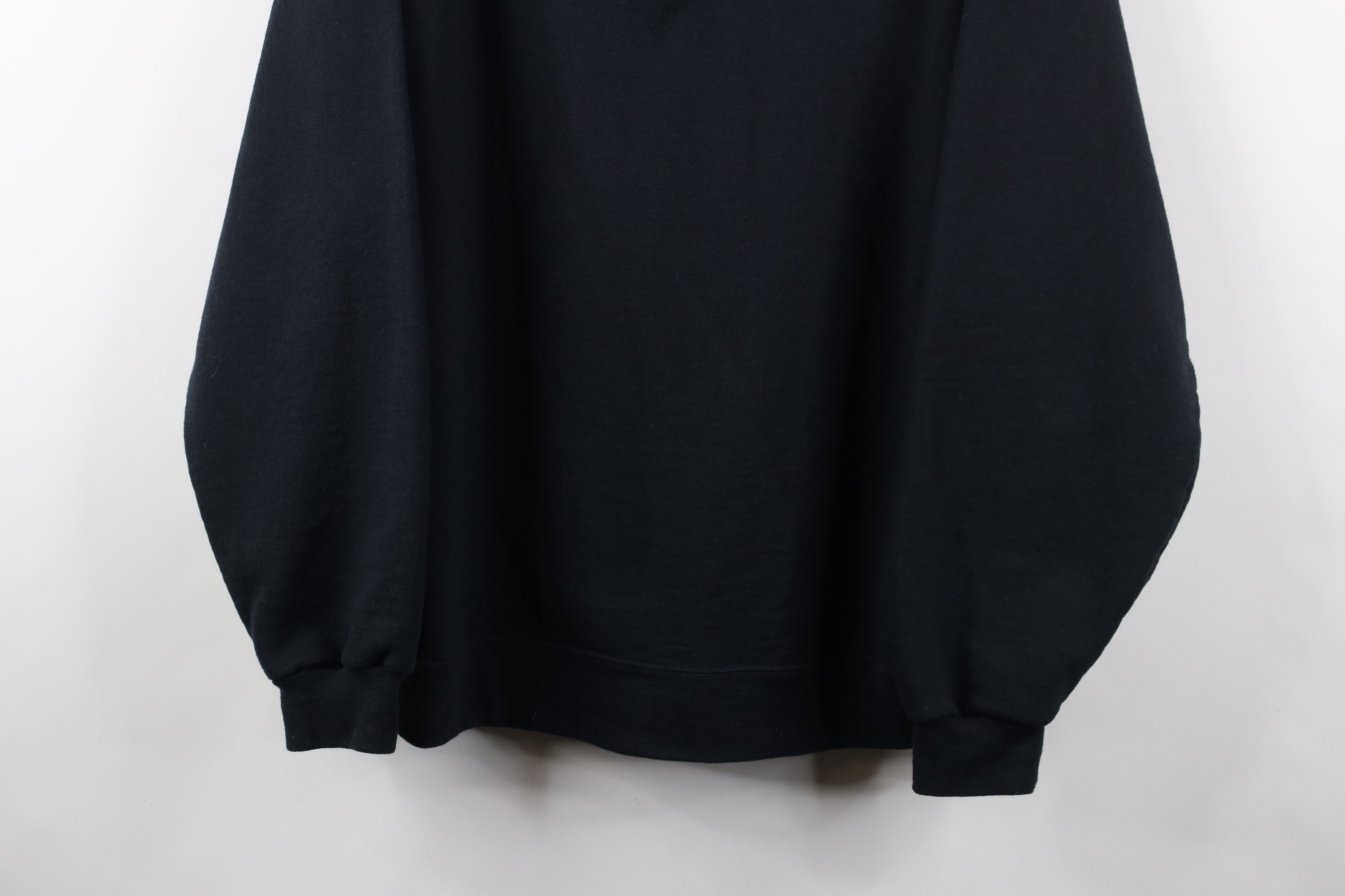 Vintage Vintage 90s United State Marine Corps Half Zip Sweatshirt Size US L / EU 52-54 / 3 - 3 Thumbnail