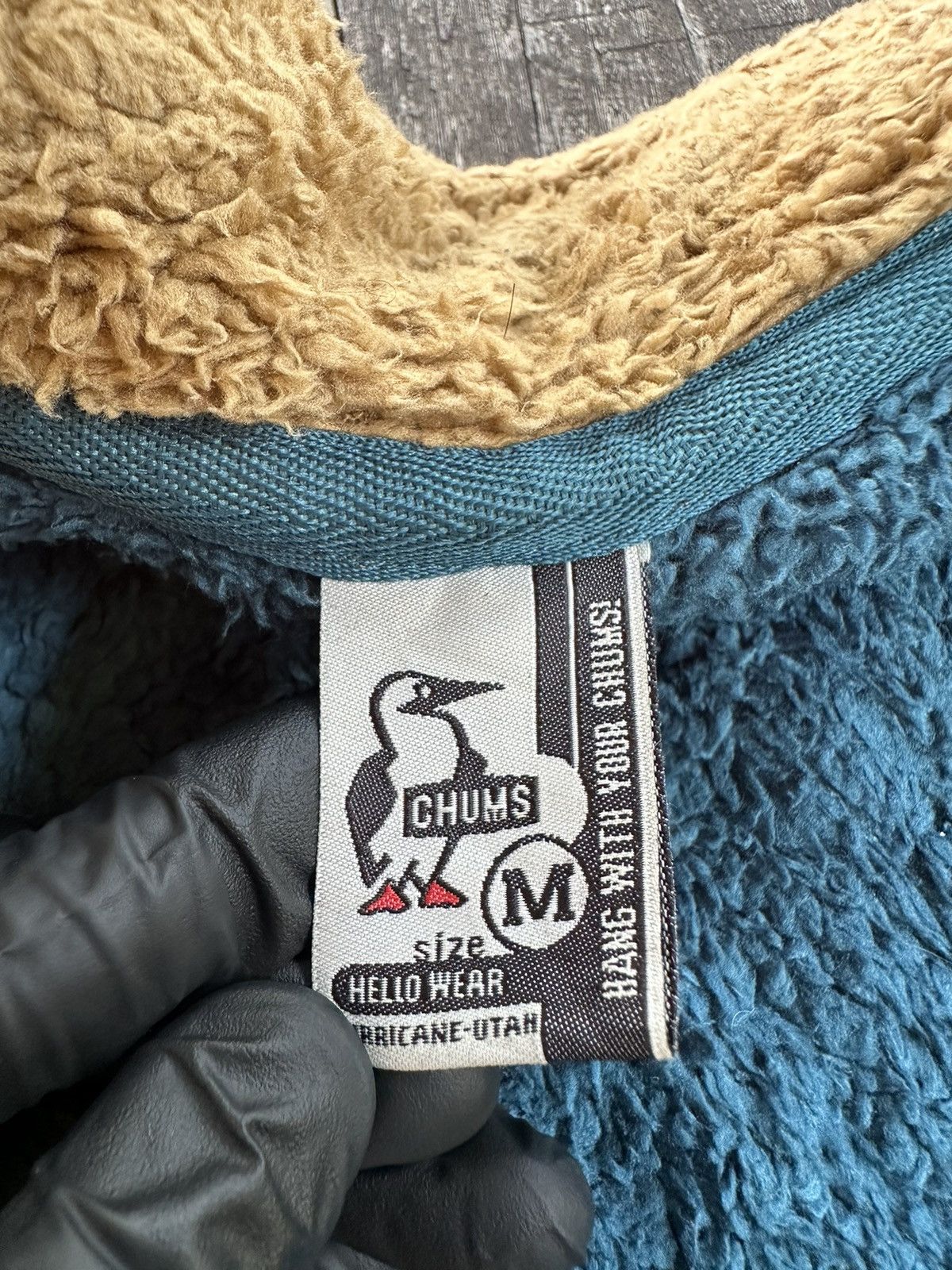 Chums fleece sherpa full zipper