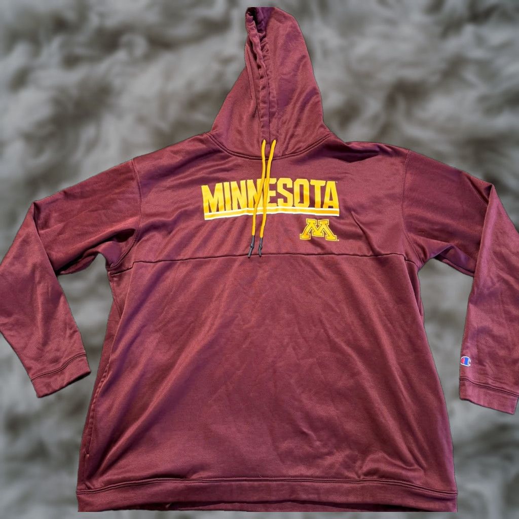 Champion Champion Hoodie Mens University Minnesota Pullover 2XL Red Size US XXL / EU 58 / 5 - 1 Thumbnail