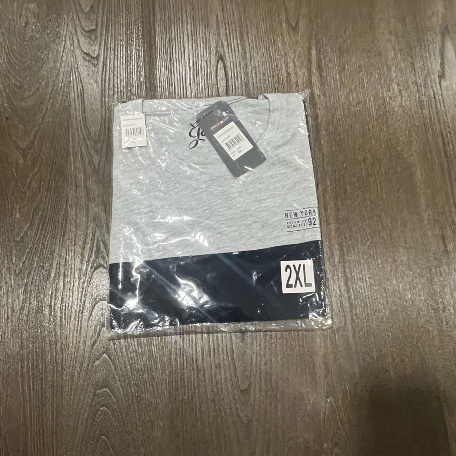 Vintage NWT Johnny Bigg NY District Spliced Tee Navy Size 2XL Tall Size US XXL / EU 58 / 5 - 2 Thumbnail