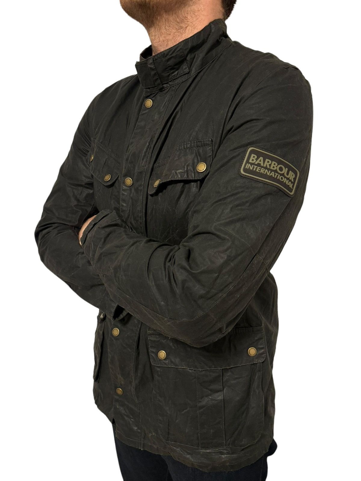 Barbour international duke lightweight jacket best sale