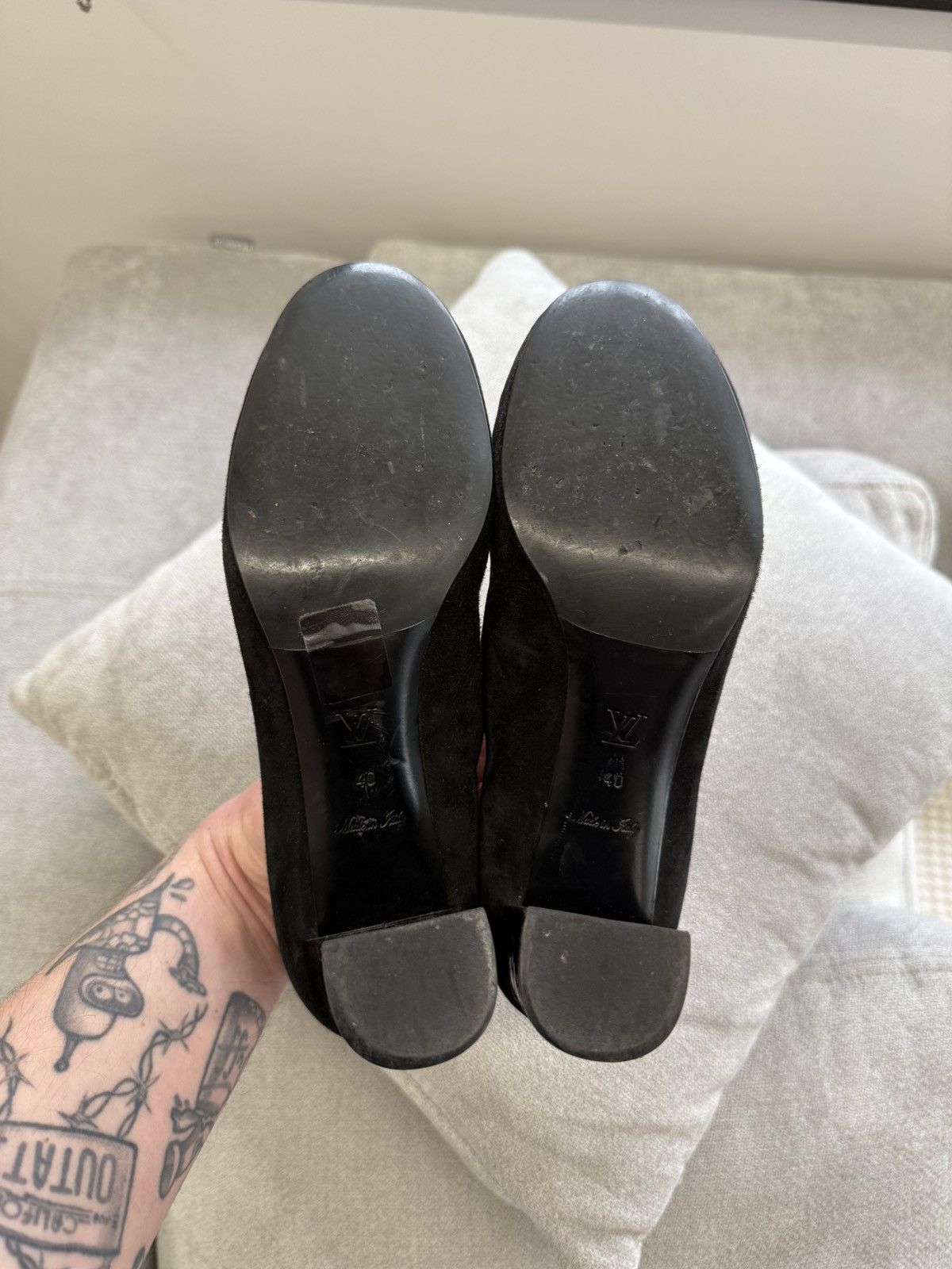 Louis Vuitton Louis Vuitton Pump Suede Uniform Shoes Size 40 Size US 10 / IT 40 - 6 Thumbnail