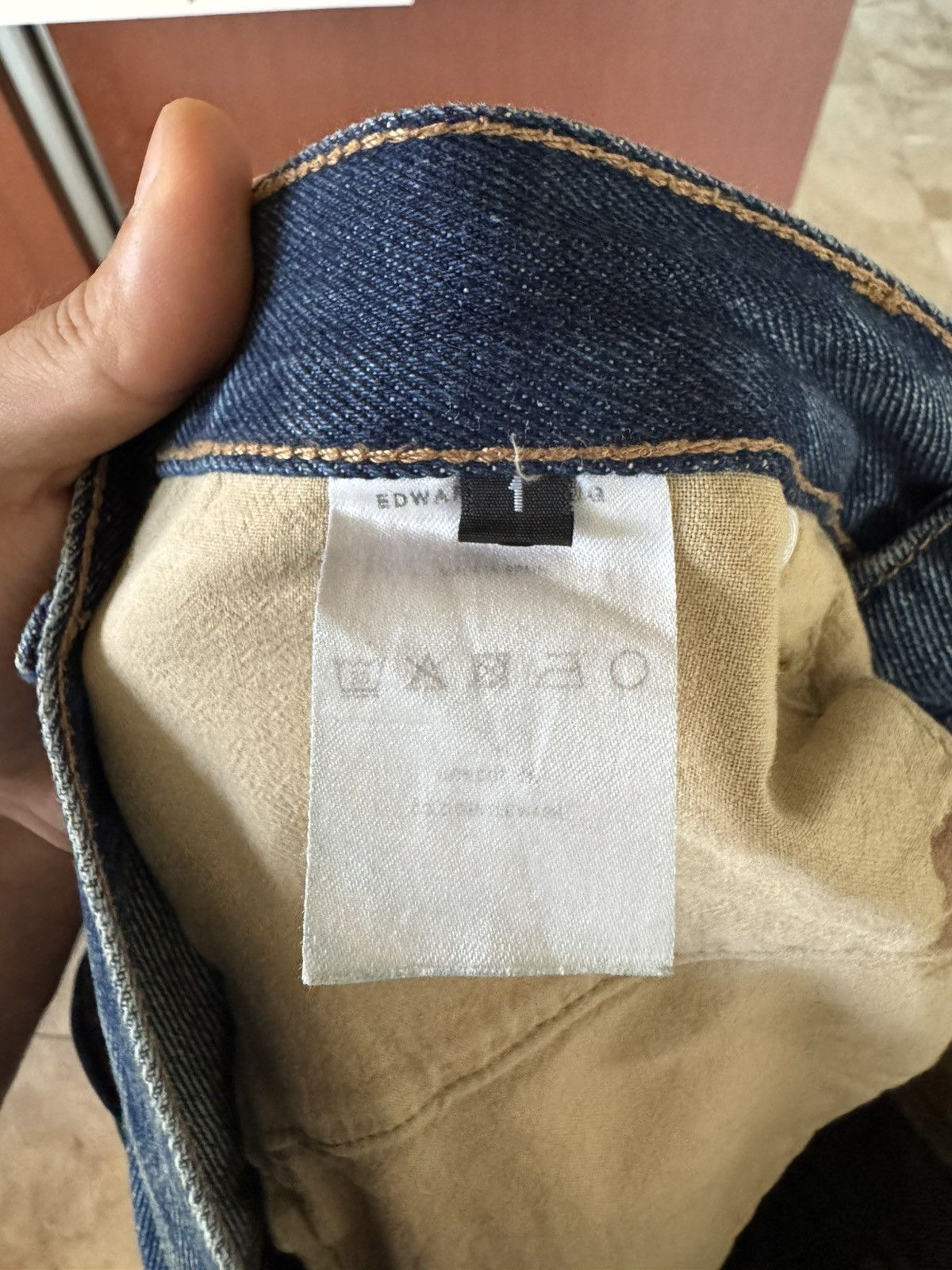 Edward Cuming AW22 Indigo straight denim Size US 30 / EU 46 - 8 Thumbnail