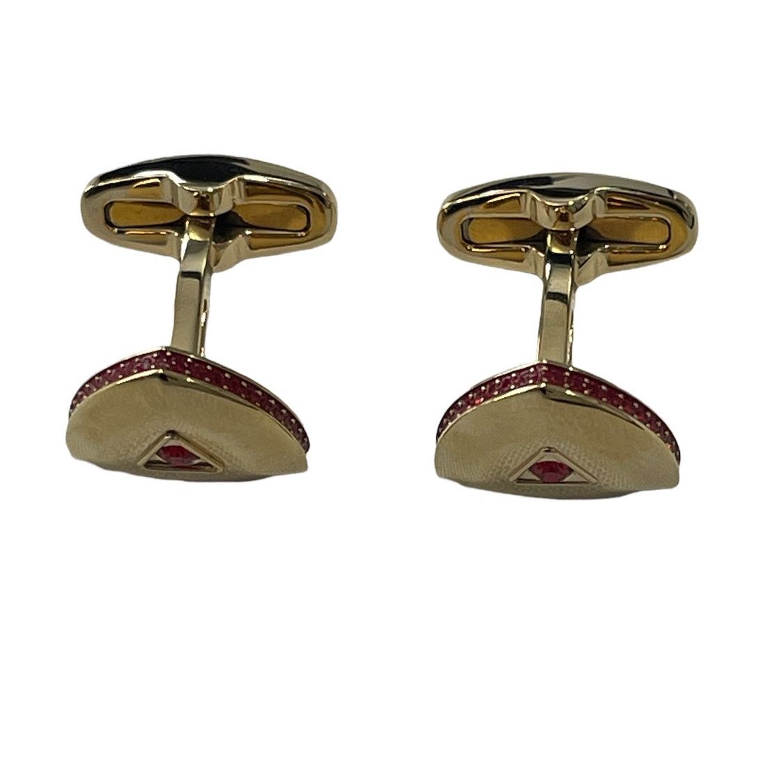 Swarovski Swarovski Theo cufflinks Fire element, Red, Gold-tone plated Size ONE SIZE - 6 Thumbnail