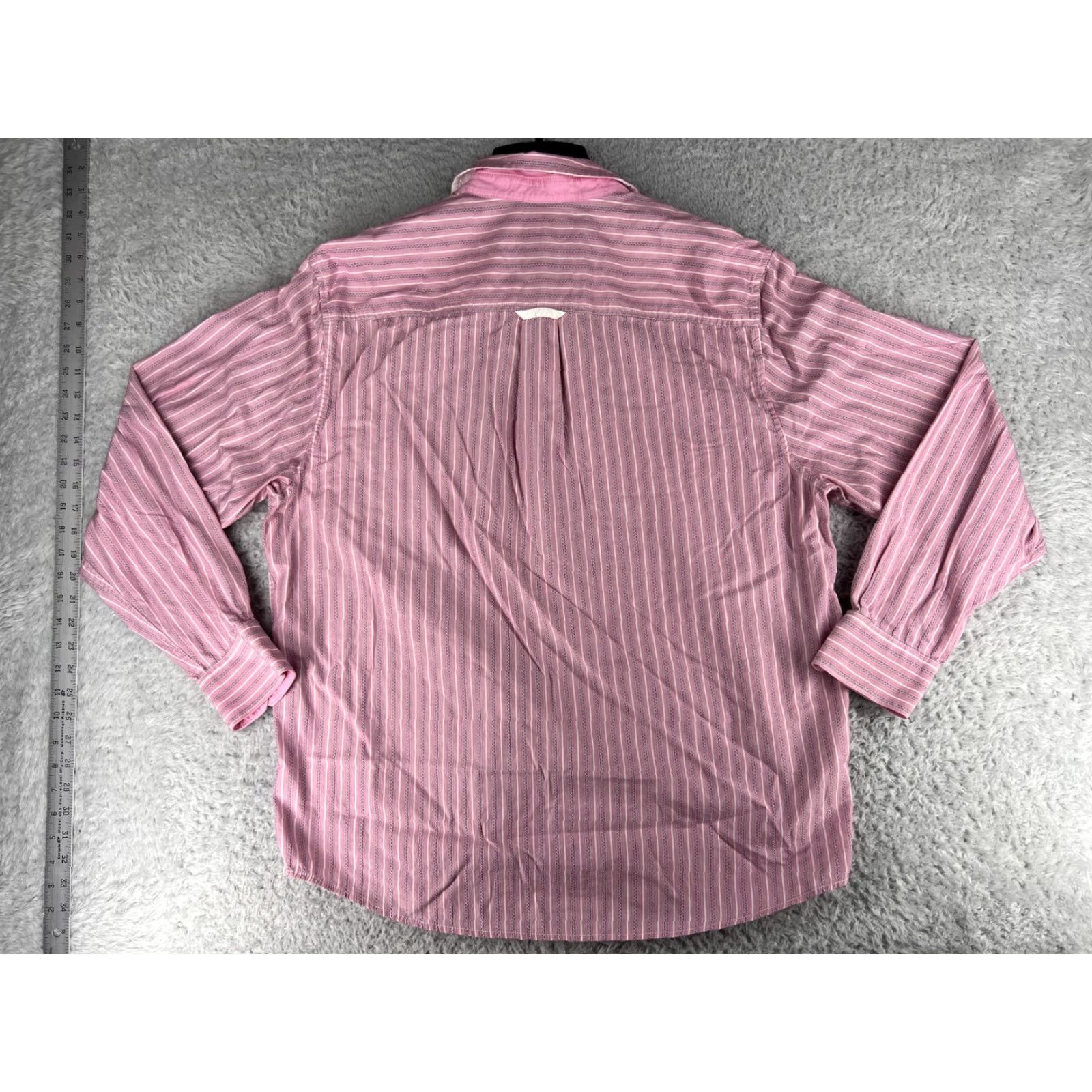 Tommy Bahama Tommy Bahama Shirt Mens XL Pink White Button-Up Stripe Cotton Size US XL / EU 56 / 4 - 2 Thumbnail