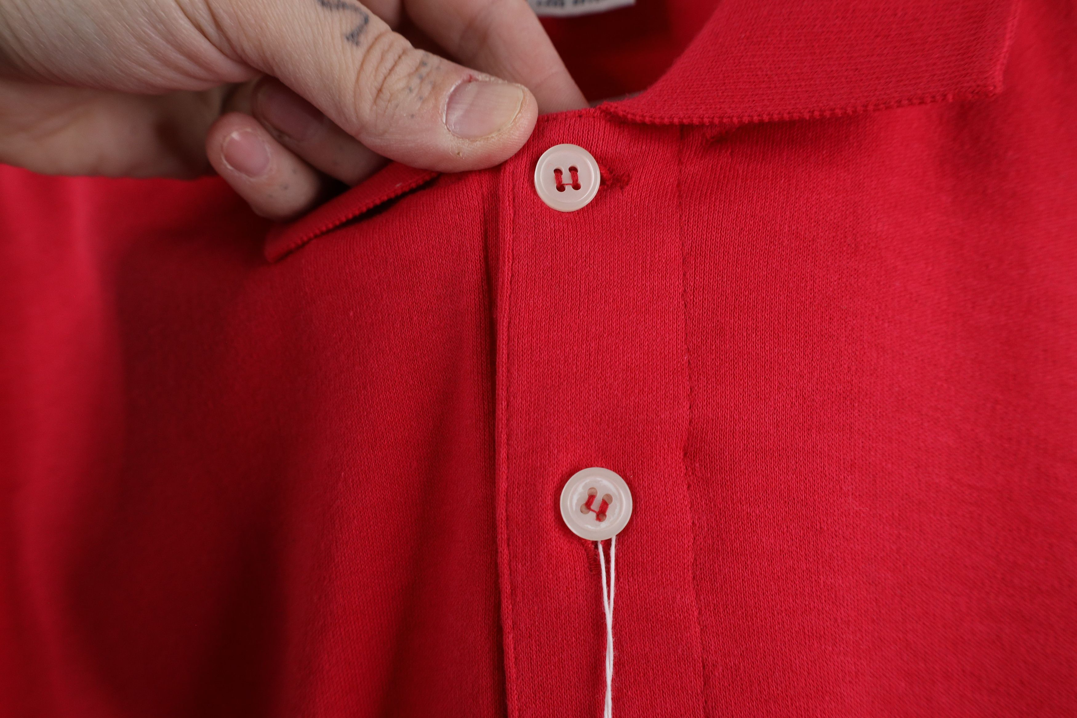 Vintage Deadstock Vintage 80s 90s Streetwear Soft Cotton Polo Shirt Size US M / EU 48-50 / 2 - 8 Thumbnail