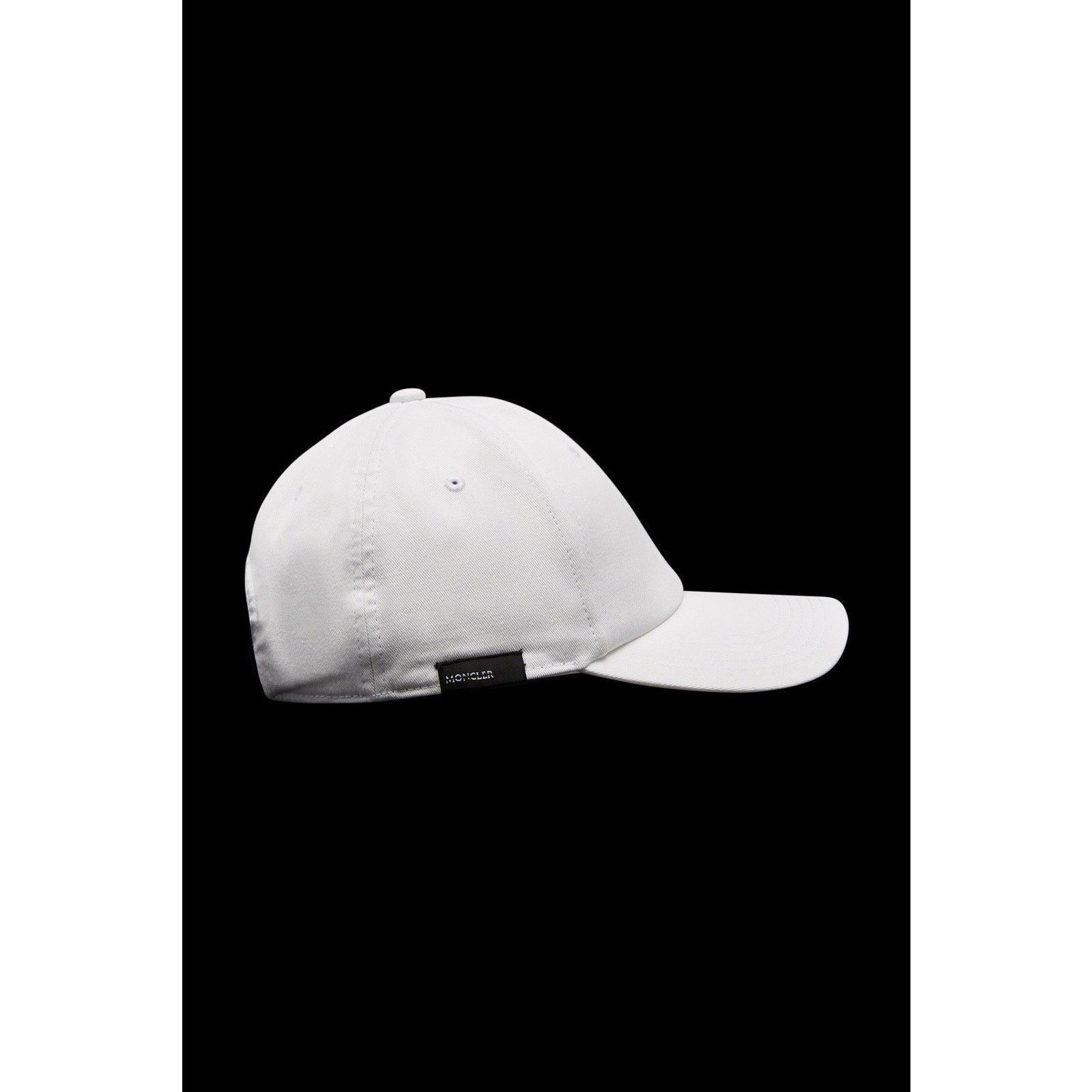 Moncler NWT Moncler Gabardine White Baseball Cap Hat NEW Designer Size ONE SIZE - 3 Thumbnail