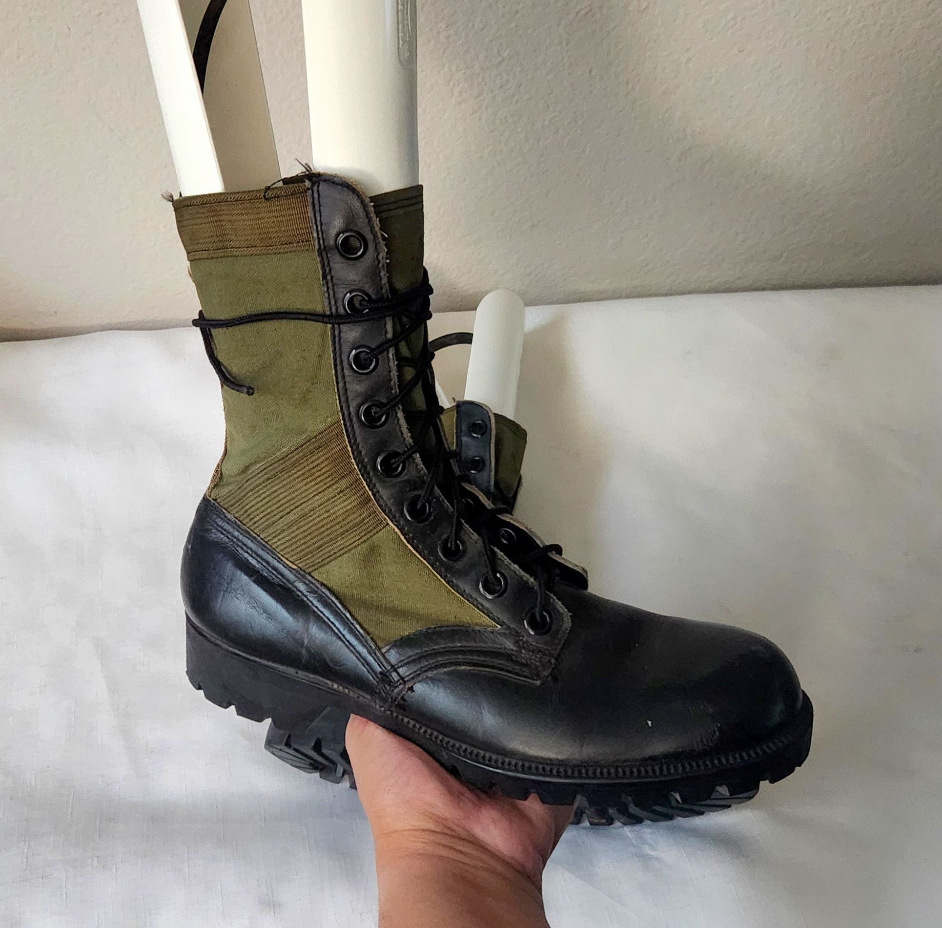 Vintage Vintage 1960s Vietnam Era Combat Jungle Boots SZ 8 N Tropica Size US 8 / EU 41 - 1 Thumbnail