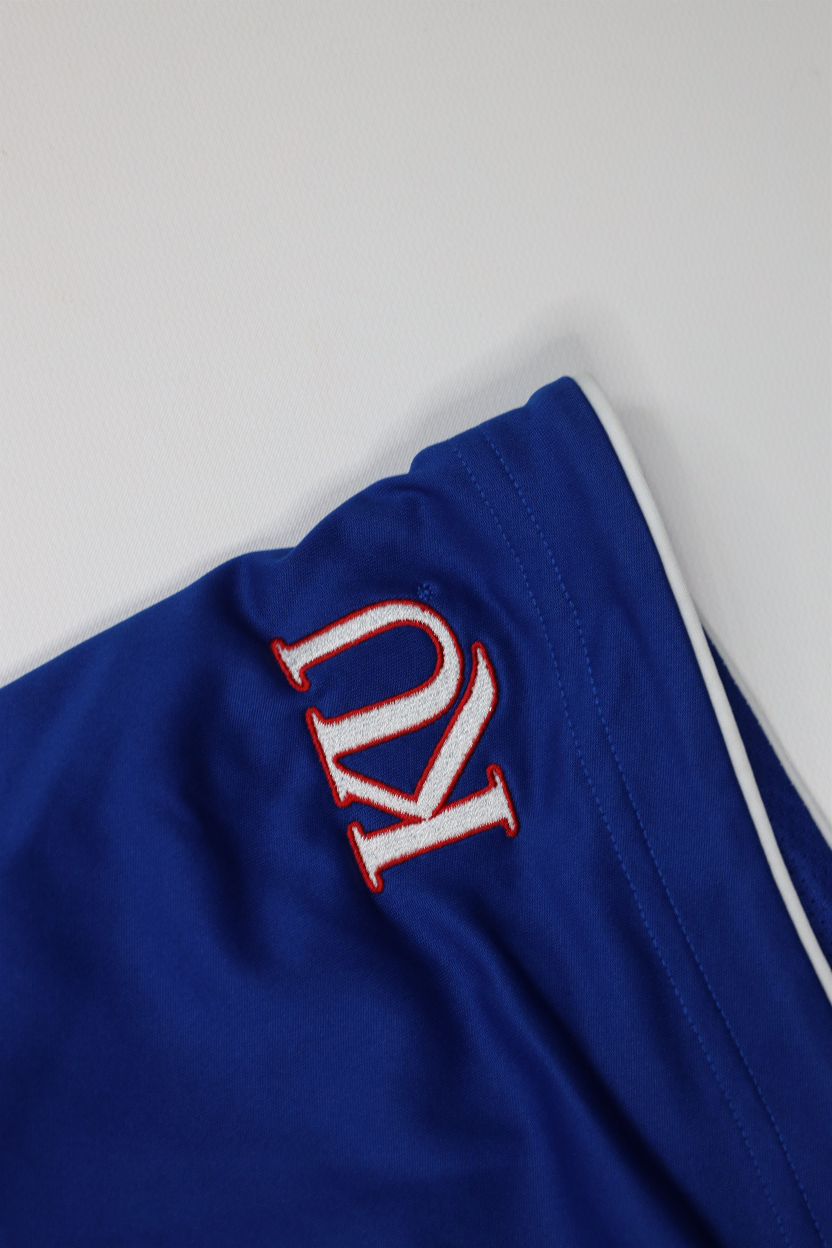Adidas Adidas Team Issued Kansas University Basketball Shorts Blue Size US 32 / EU 48 - 5 Thumbnail