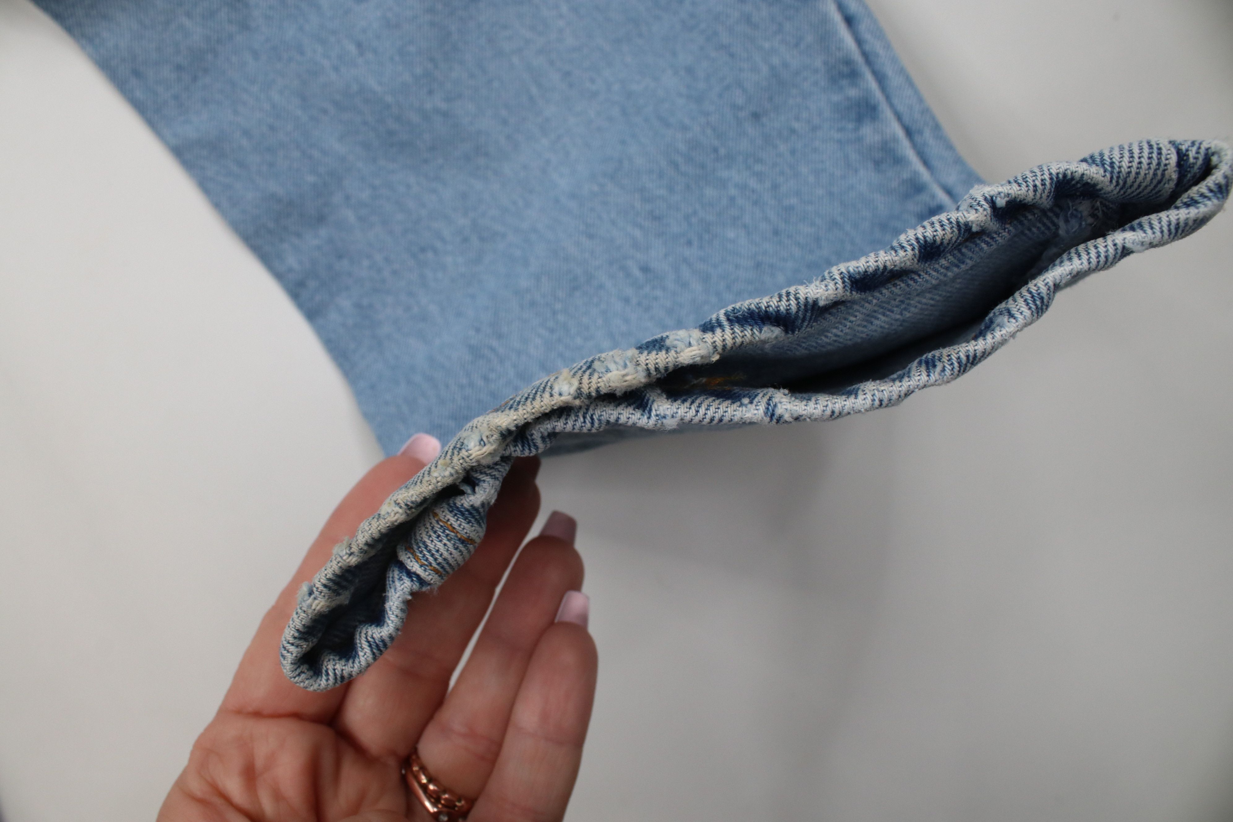 Levi's Vintage 90s Levis 550 Relaxed Fit Tapered Leg Denim Jeans Size 38" / US 16 / IT 52 - 14 Thumbnail