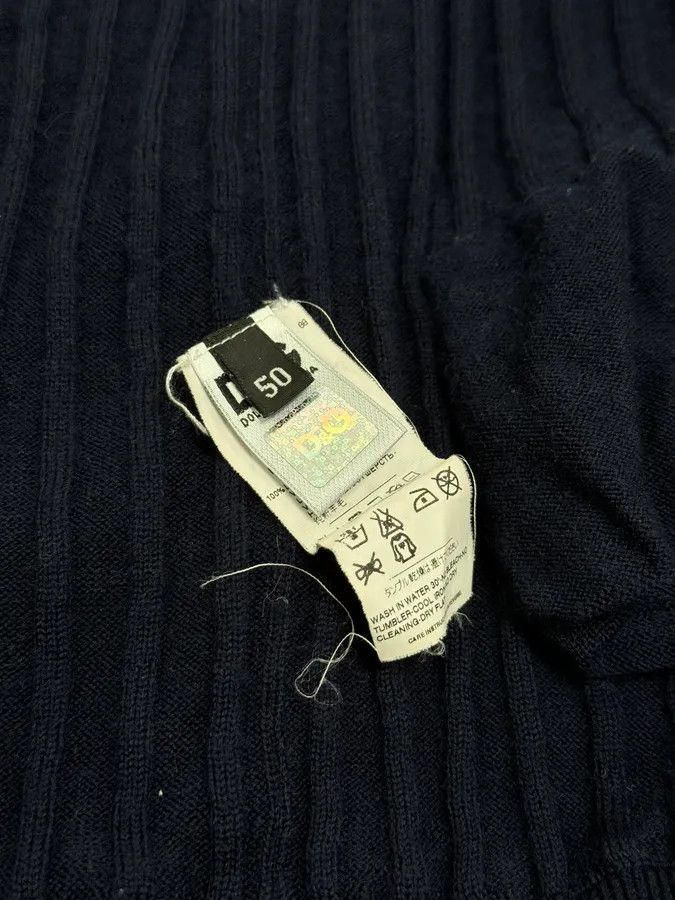Dolce & Gabbana 2000s Dolce & Gabbana Navy Wool Cardigan Size US M / EU 48-50 / 2 - 9 Thumbnail