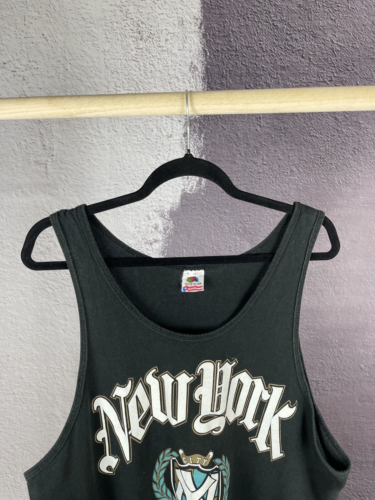 Fruit Of The Loom Fruit Of the Loom New York made in USA big logo tank top Size US XL / EU 56 / 4 - 2 Thumbnail