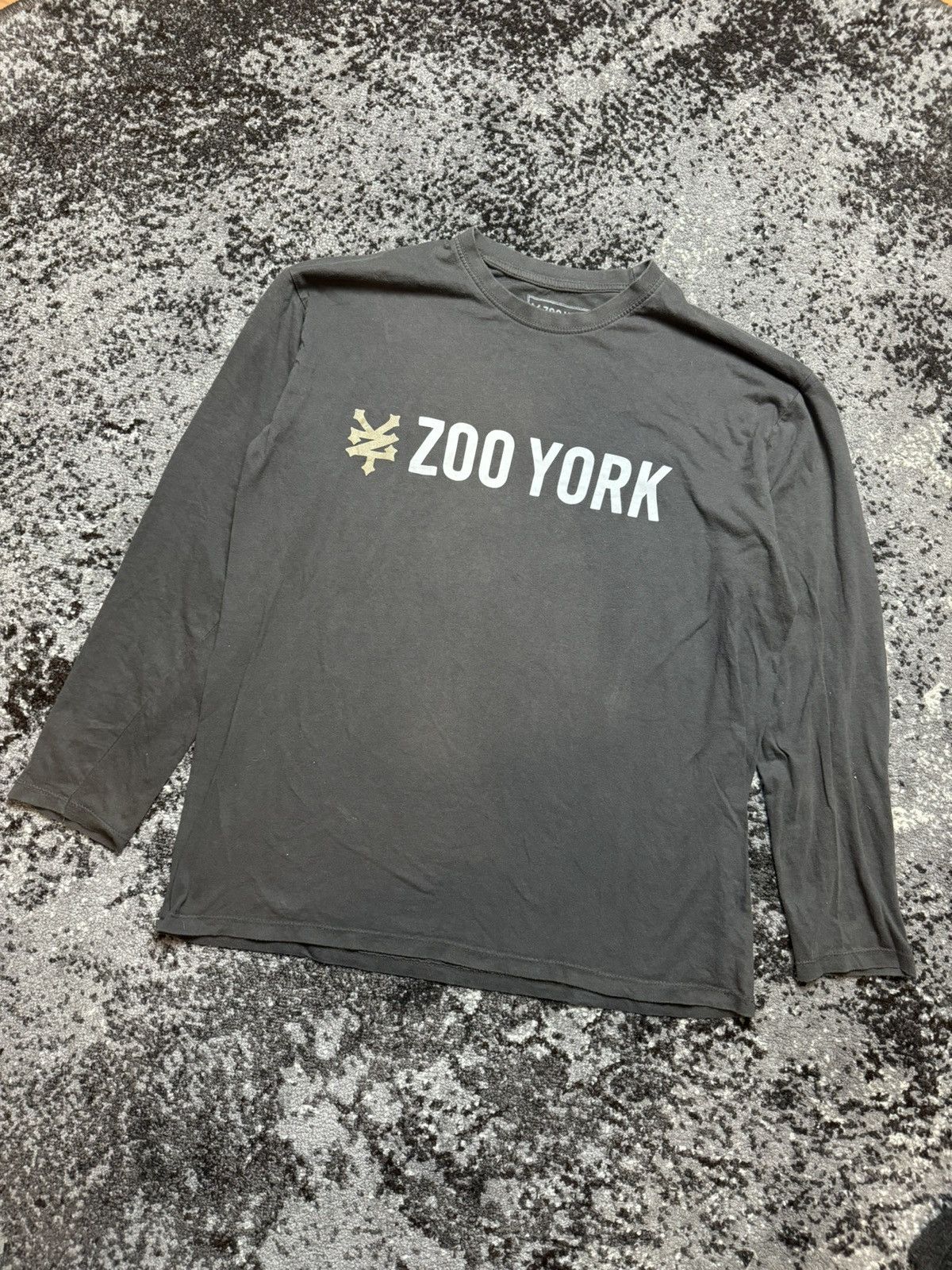 Vintage Y2K Zoo York Rap Scater Logo Loong Sleeve