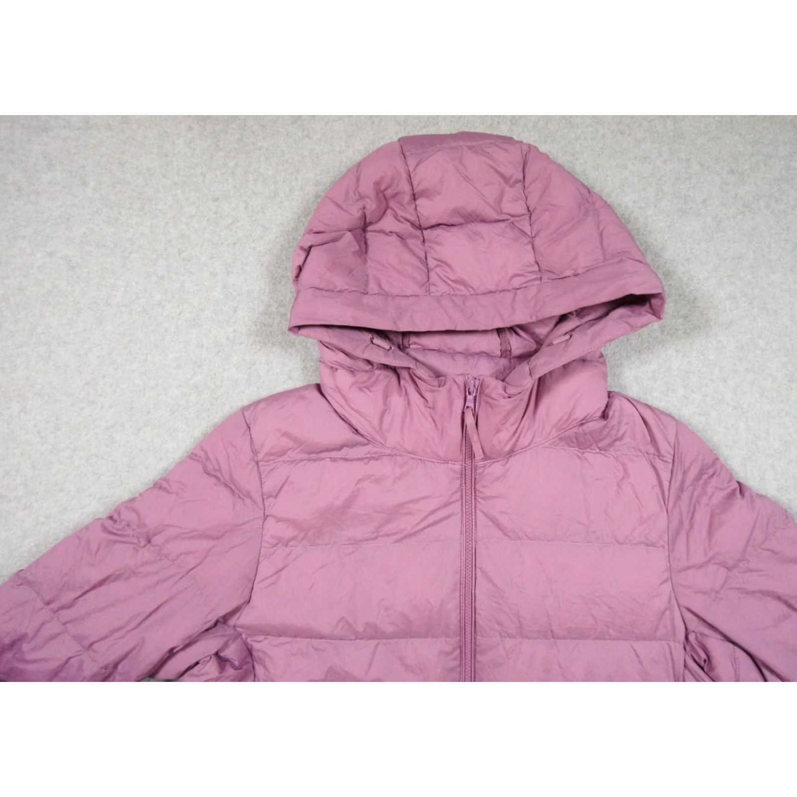 Uniqlo Uniqlo Puffer Jacket Womens Small Pink Ultra Light Down Hooded Packable Outdoors Size S / US 4 / IT 40 - 2 Thumbnail