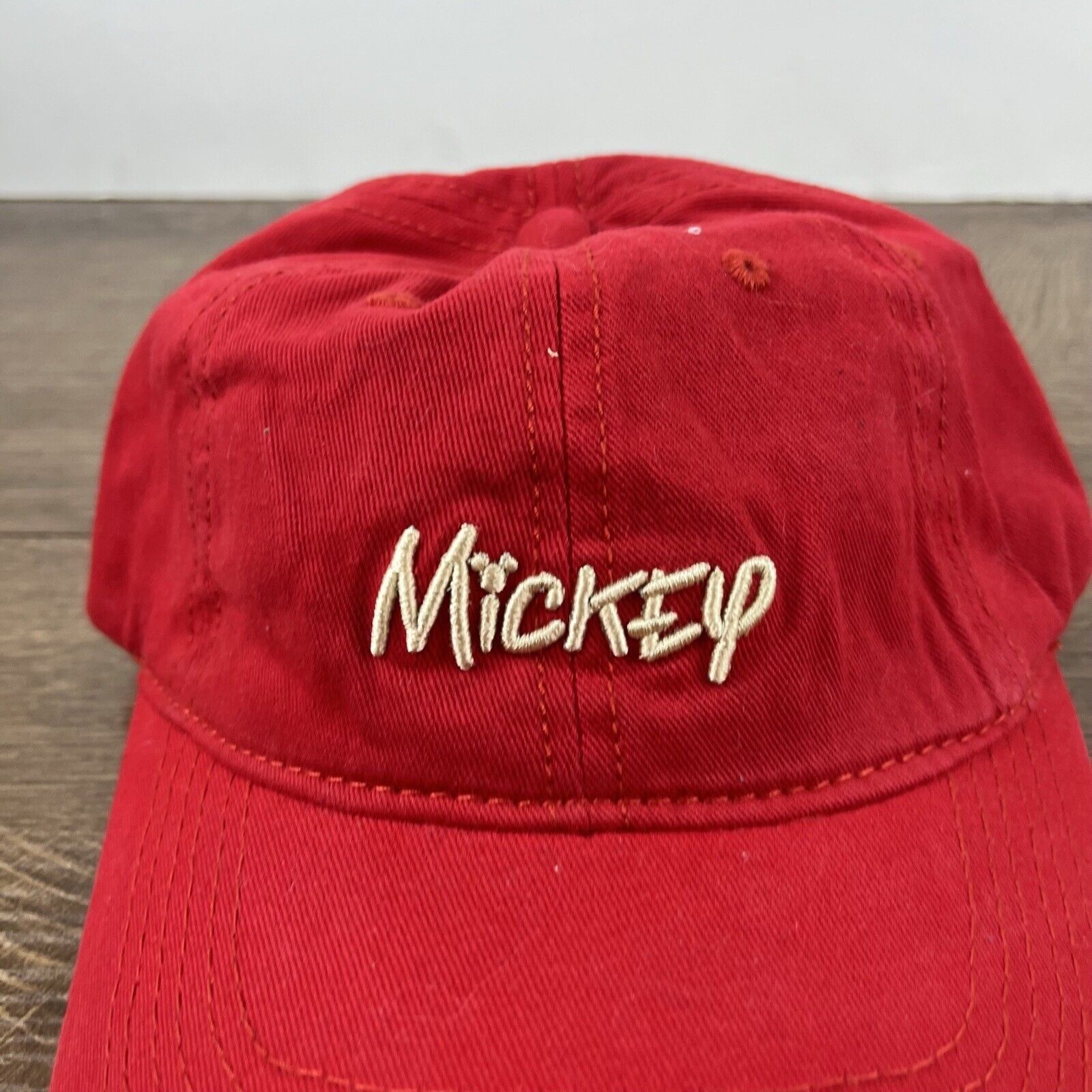 Other Mickey Mouse Hat Mickey Red Cap Adjustable Hat Red Adult Fit Size ONE SIZE - 6 Thumbnail