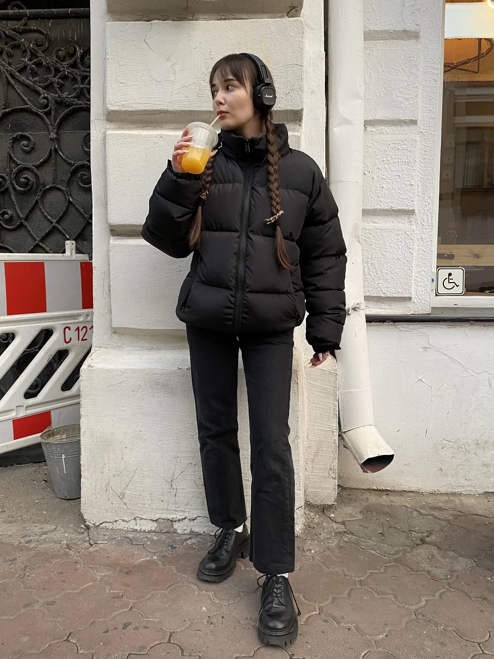 Other Streetwear puffer jacket down black ulika basic y2k Size US XL / EU 56 / 4 - 11 Thumbnail