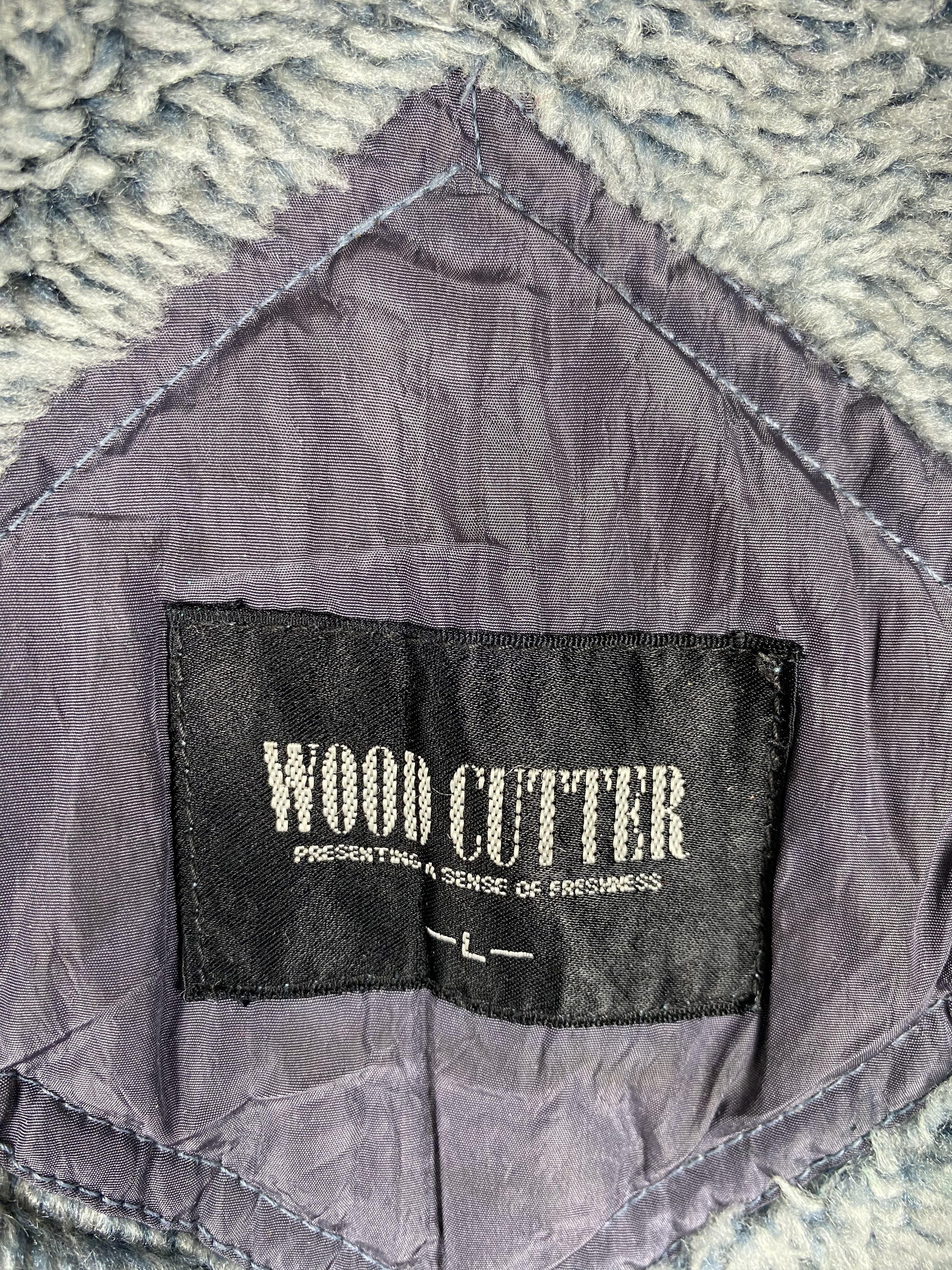 Japanese Brand Vintage Wood Cutter Zip Up Light Jacket Size US L / EU 52-54 / 3 - 7 Thumbnail