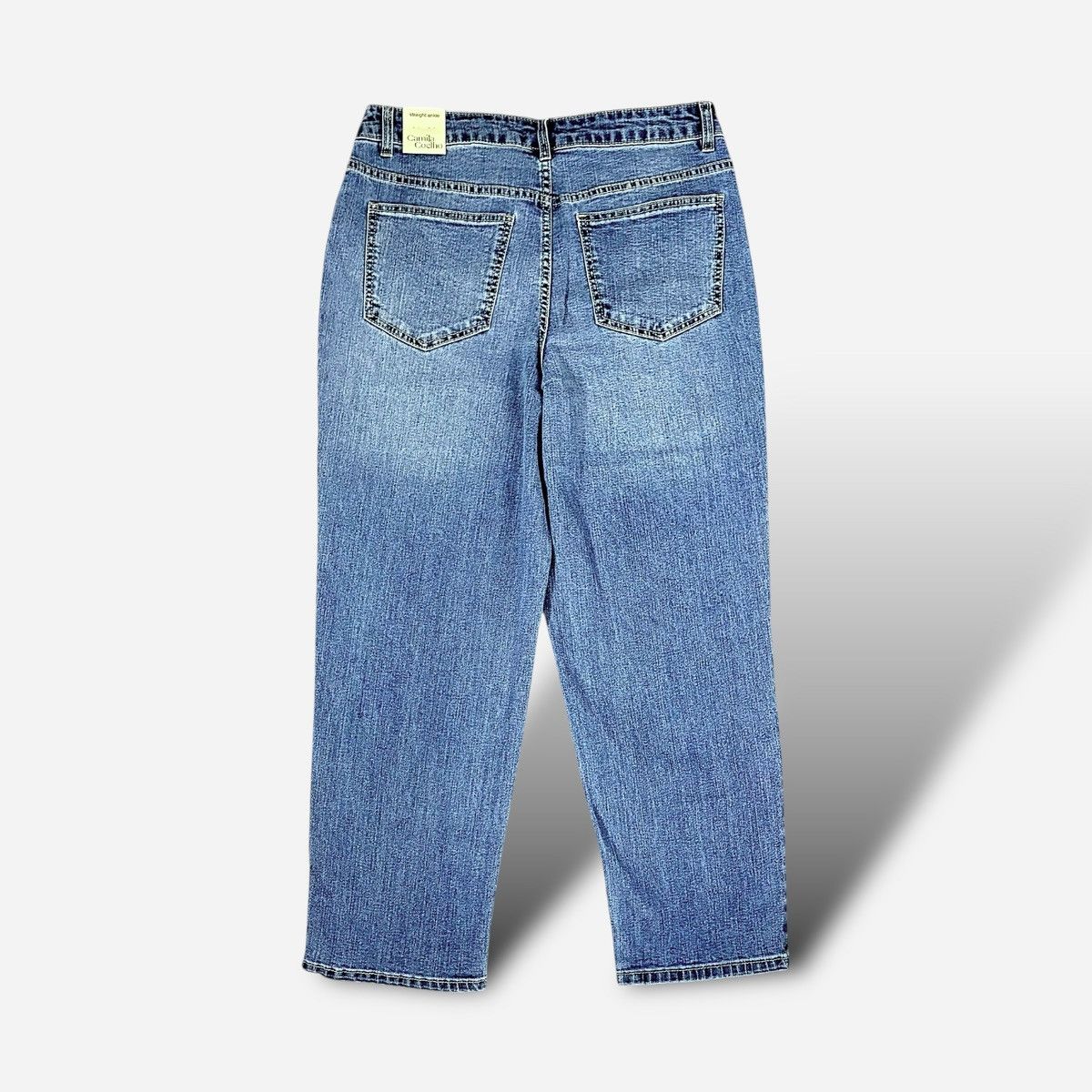 Camila Coelho Camila Coelho Women’s Blue Straight Ankle Jeans Sz 8 Size 30" / US 8 / IT 44 - 7 Thumbnail