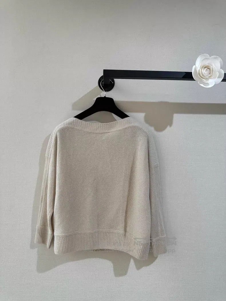 Hermes Hermes printed silk and cashmere knitted sweater Size XXS / US 00 / IT 34 - 4 Thumbnail
