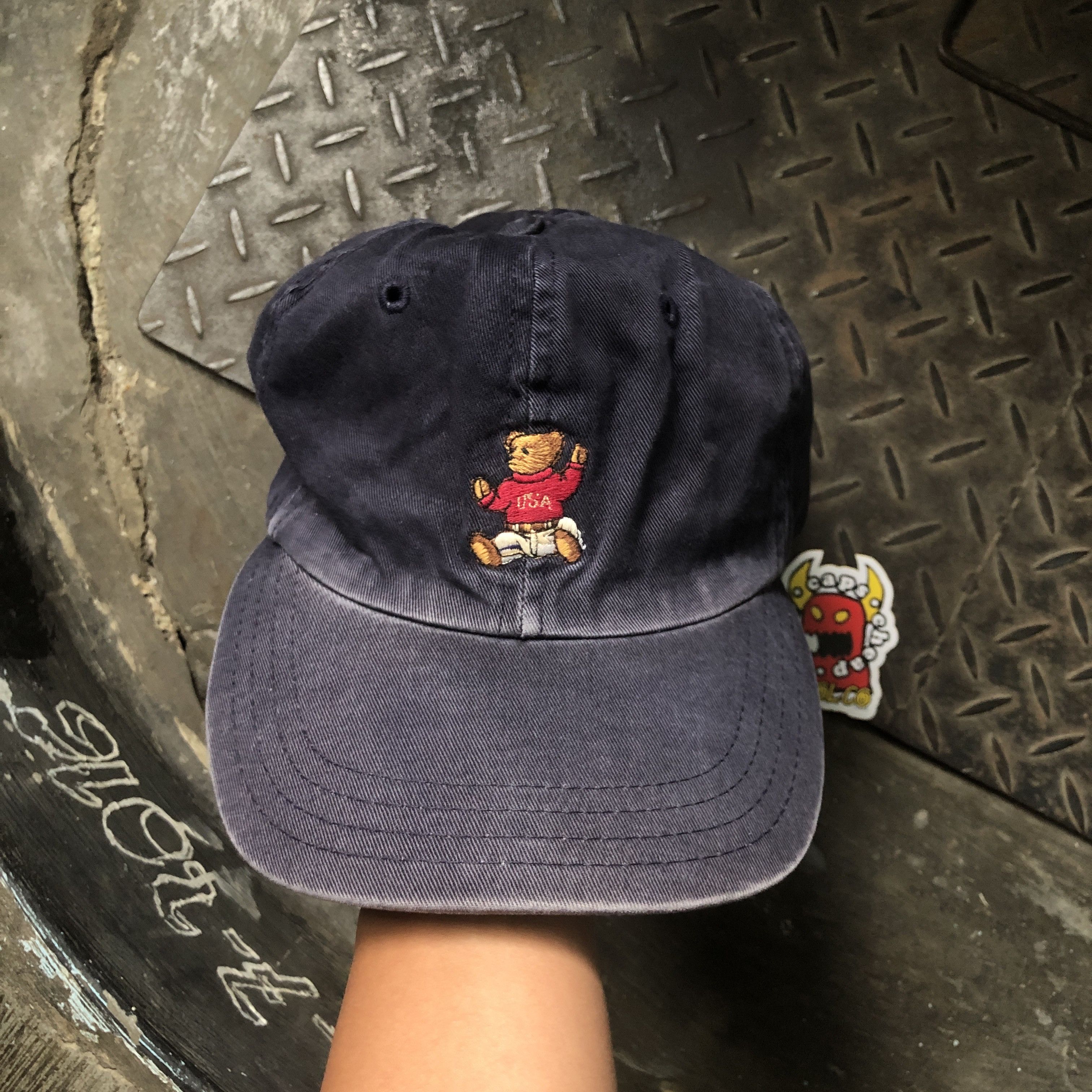 Polo Ralph Lauren 🔥RARE🔥 Vintage 90s Polo Sport Ralph Lauren Bear Sunfading Size ONE SIZE - 2 Thumbnail