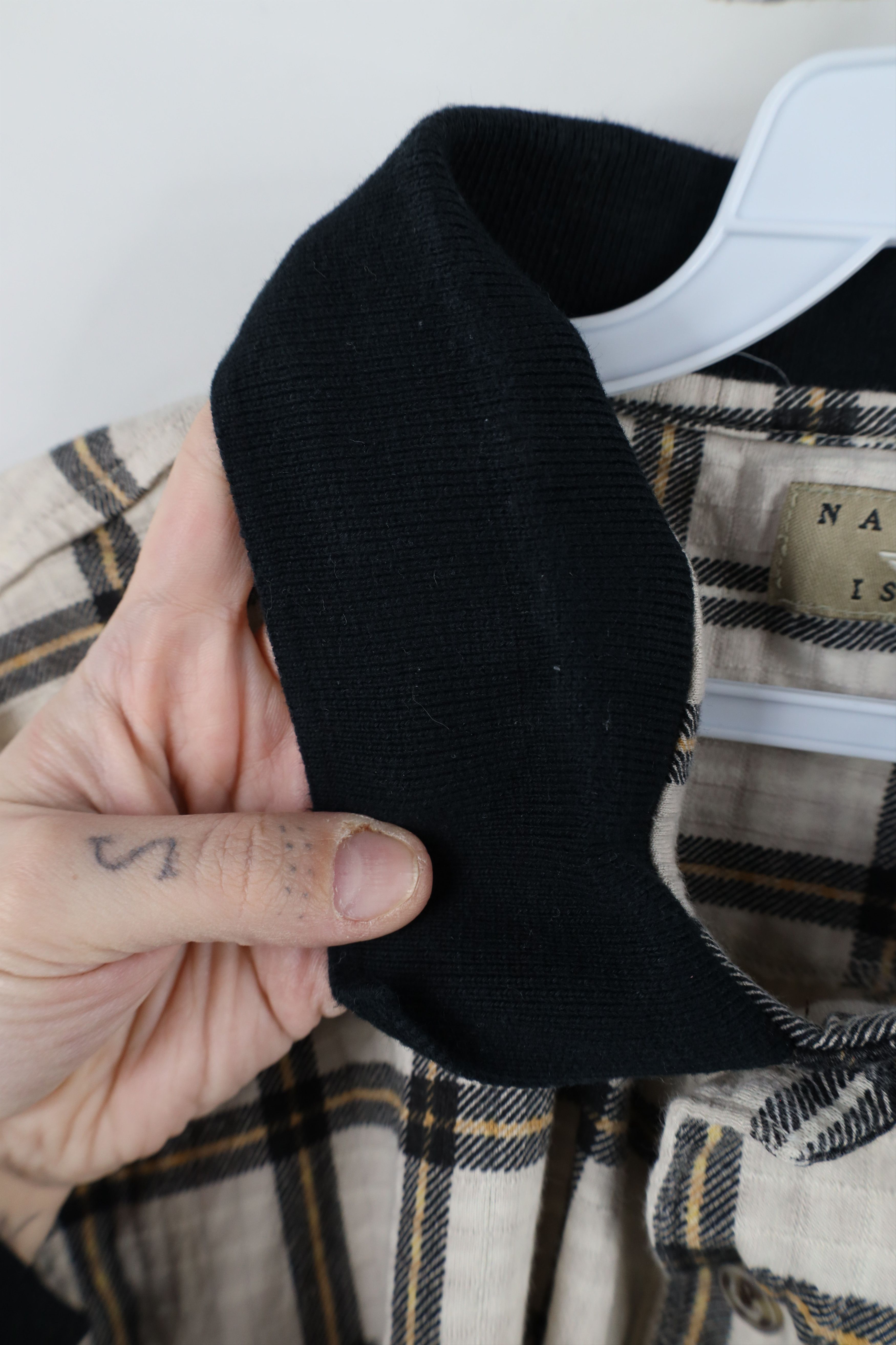Vintage Vintage 90s Streetwear Checkered Knit Collared Polo Shirt Size US L / EU 52-54 / 3 - 6 Thumbnail