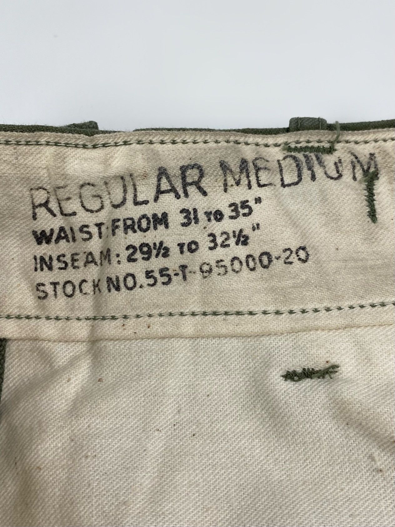 Vintage 1950’s Vintage US Army M-1951 Cargo Shell Field Trousers M Size US 34 / EU 50 - 16 Thumbnail