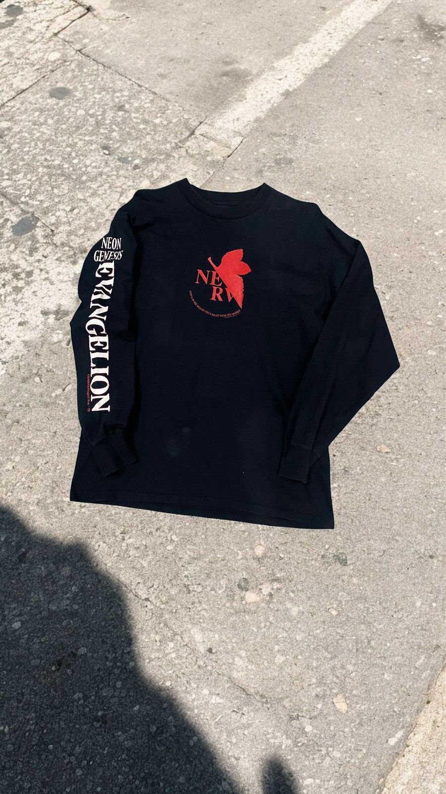 Anime Vintage Longsleeve Tee Anime - Neon Genesis Evangelion 1998 Size US L / EU 52-54 / 3 - 2 Thumbnail