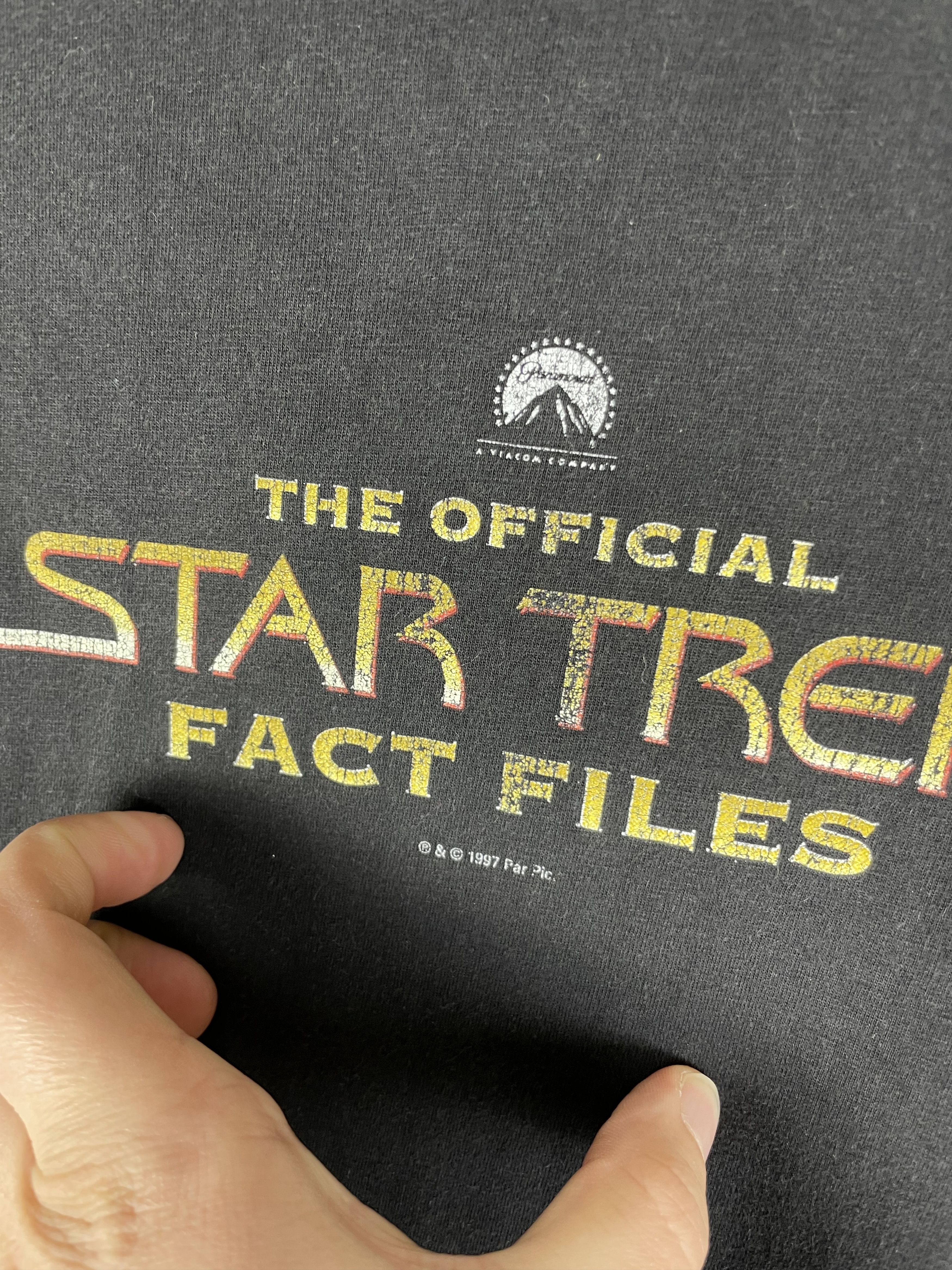 Vintage Vintage 1997 Star Trek Movie Tee T-Shirt Size US L / EU 52-54 / 3 - 7 Thumbnail