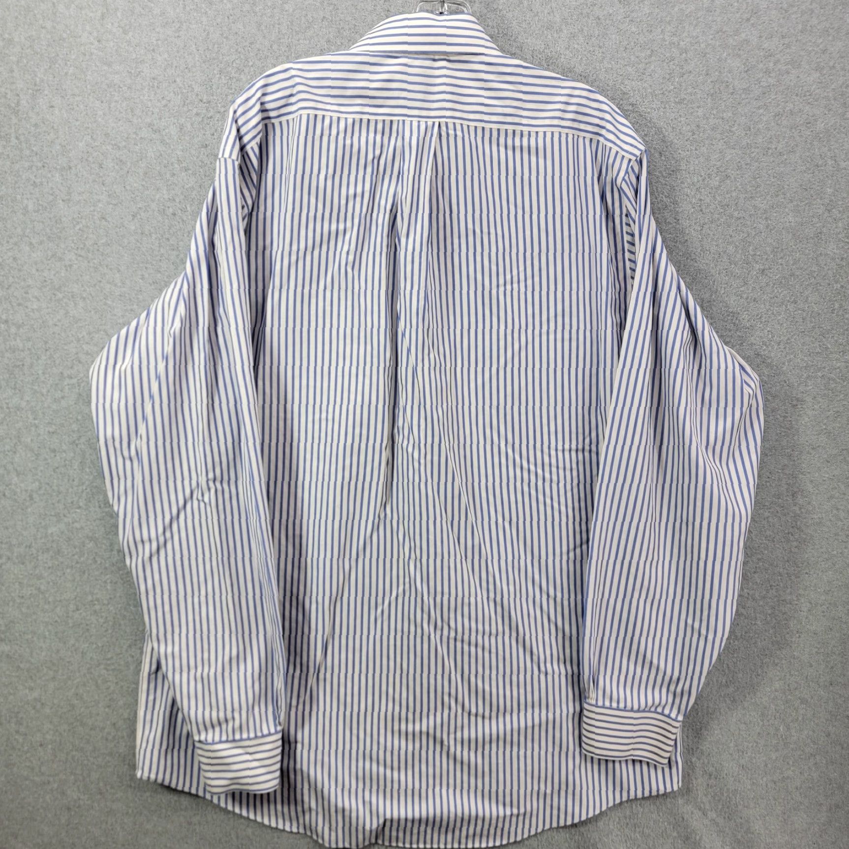 Brooks Brothers BROOKS BROTHERS SHIRT Men 16.5 6/7 Blue White Striped NON IRON Dress Casual Shirt Size US XL / EU 56 / 4 - 6 Thumbnail