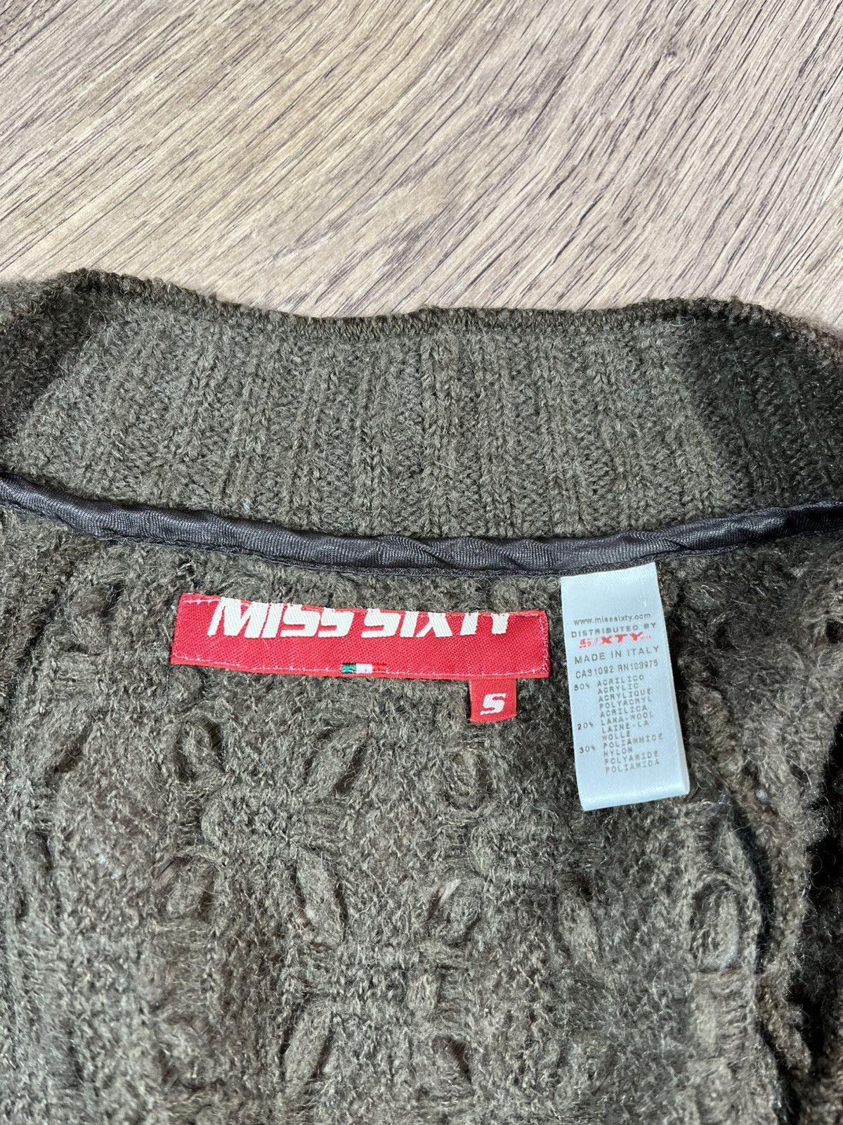 Miss Sixty Miss Sixty Vintage Knit Sweater Made In Italy Size S / US 4 / IT 40 - 4 Thumbnail