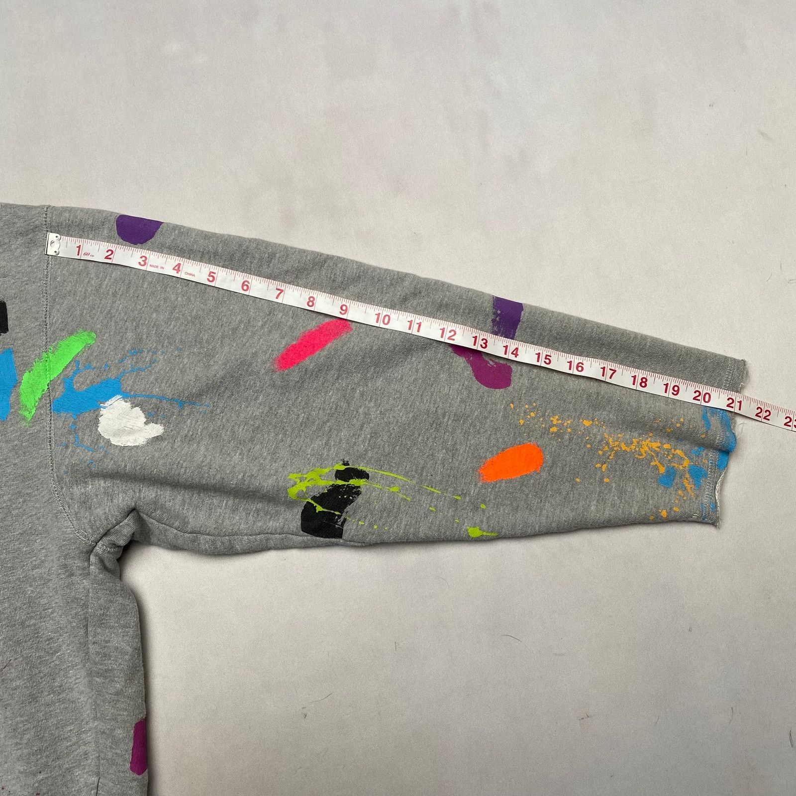 Eleven Paris Eleven Paris Paint Splatter Hoodie Mens Large Oversized Boxy Size US L / EU 52-54 / 3 - 8 Thumbnail