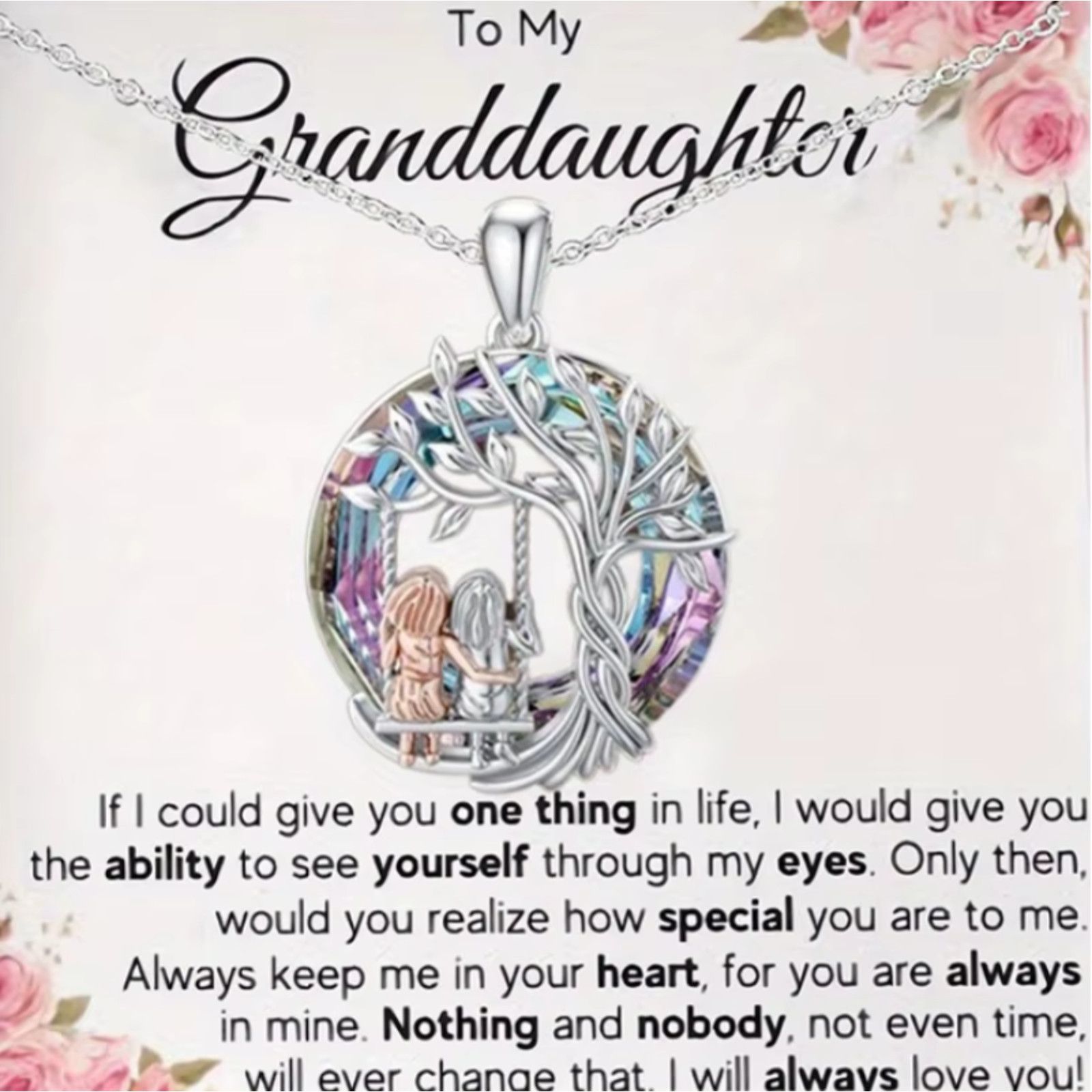 Other Tree of Life Sisters Necklace for Granddaughter - Stainless Size ONE SIZE - 1 Thumbnail