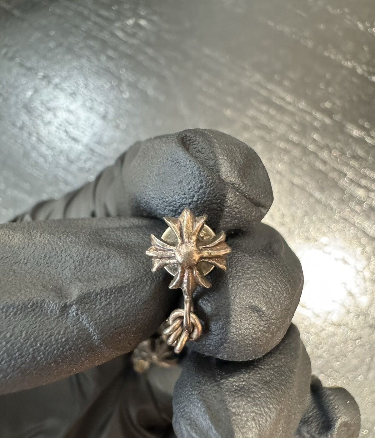 Chrome Hearts Chrome Hearts Triple-Fleur Earrings Size ONE SIZE - 3 Thumbnail