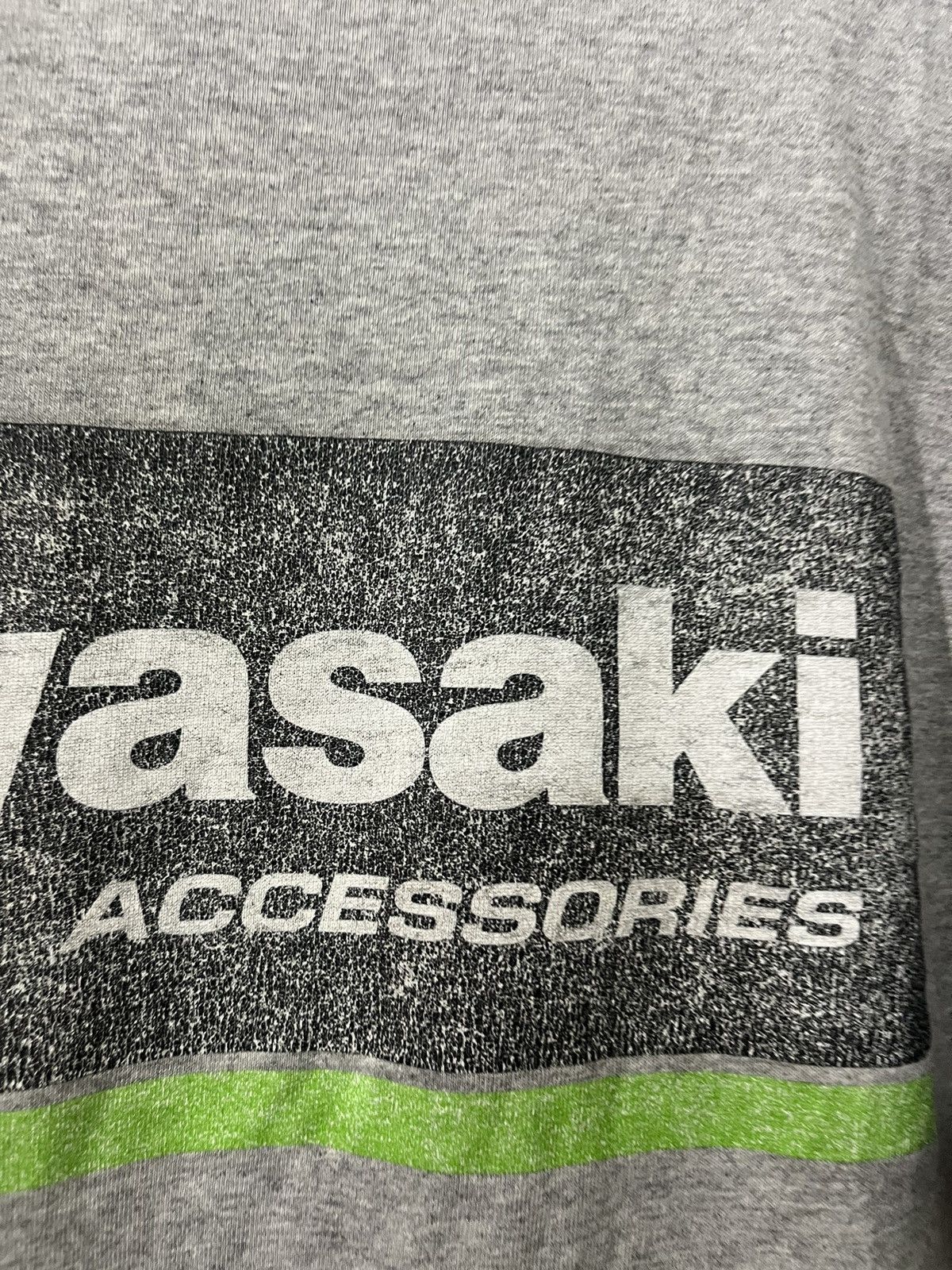Vintage Vintage 90s KAWASAKI Accesories Big Logo Motorsports Japan Size US L / EU 52-54 / 3 - 8 Thumbnail