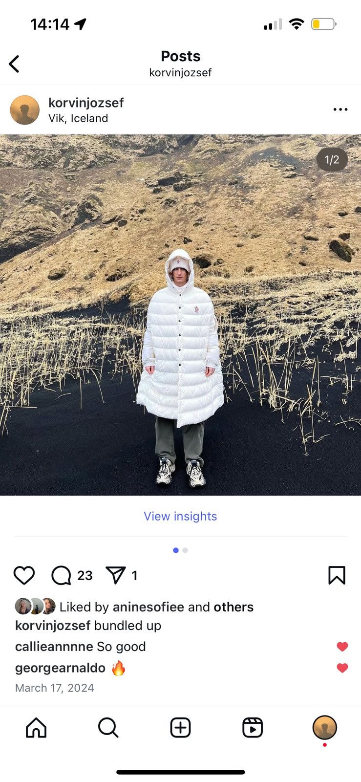 Moncler Moncler Grenoble Men’s Puffer Cape Size US M / EU 48-50 / 2 - 1 Thumbnail