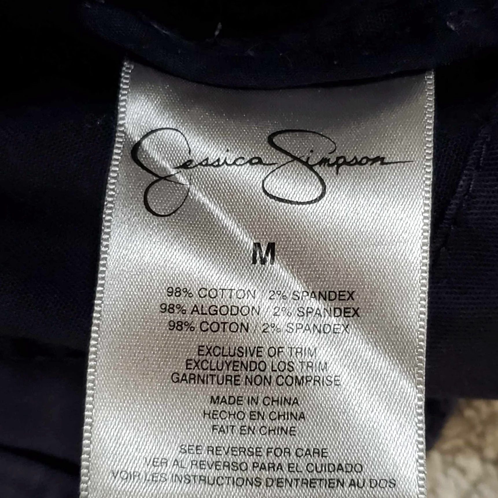 Jessica Simpson VINTAGE Jessica Simpson Jacket Women M Blue Basic Jacket Size M / US 6-8 / IT 42-44 - 5 Thumbnail
