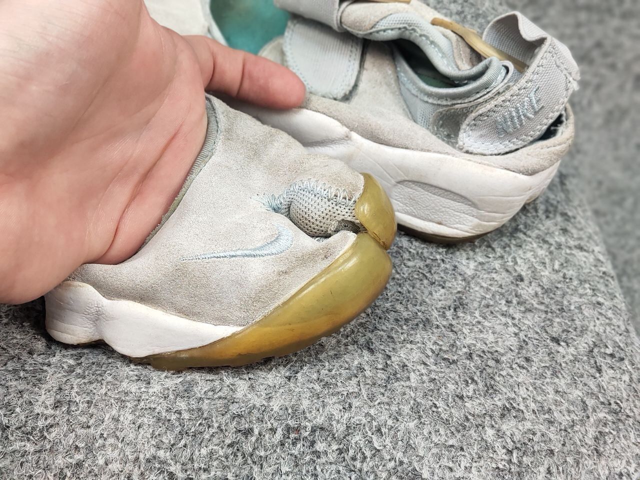 Nike Vintage Nike Air Rift Japan Split Tab Running Shoes Sneaker Size US 5 / EU 37 - 11 Thumbnail