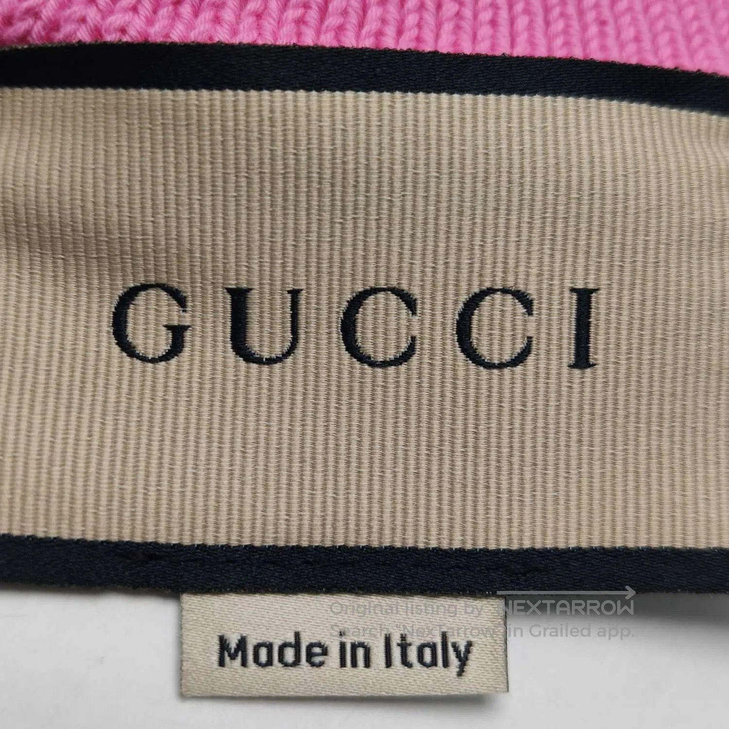 Gucci Gucci Pink GG Pattern Short Sleeve Sweater XS. Size US XS / EU 42 / 0 - 3 Thumbnail