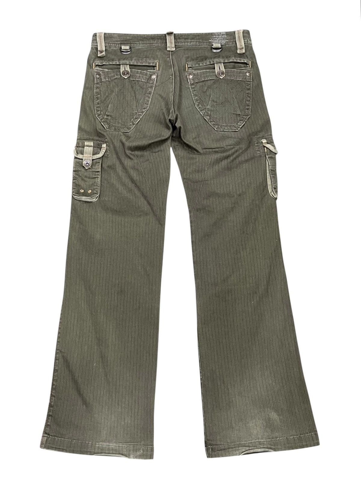 Edwin Vintage Edwin 505 Cargo Flare Pants Y2K Harajuku Military Size US 32 / EU 48 - 5 Thumbnail
