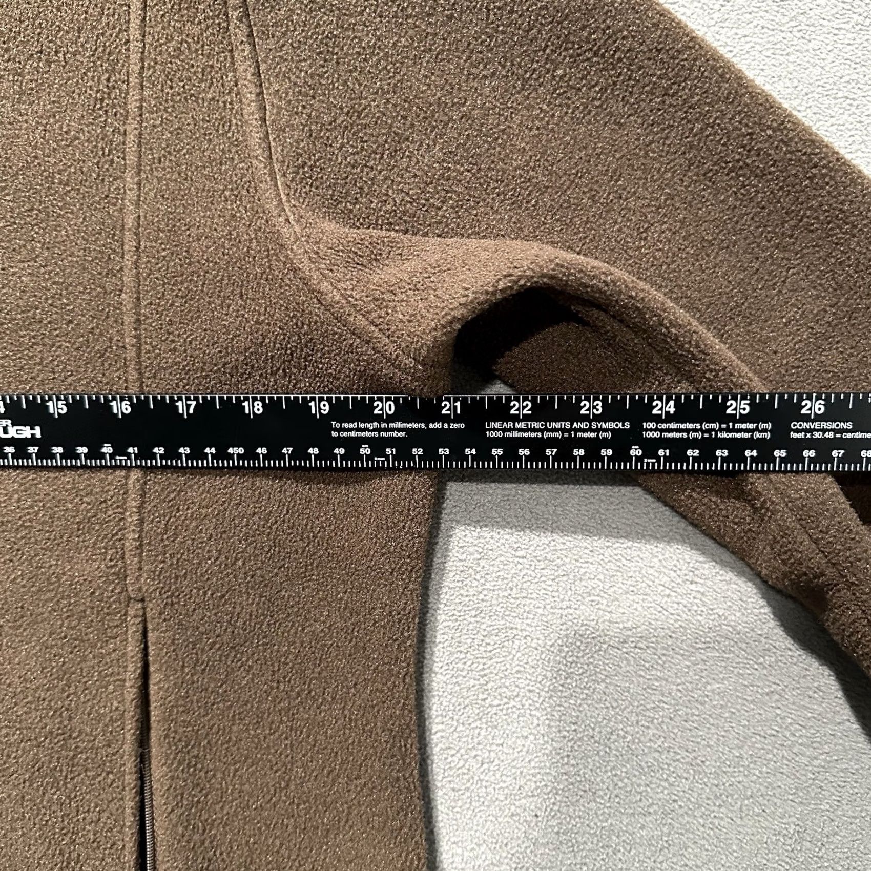 Vintage L.L. Bean Jacket Womens Medium Brown Full Zip Pockets Faux Fur Mock Neck OWK62 EUC Size M / US 6-8 / IT 42-44 - 7 Thumbnail