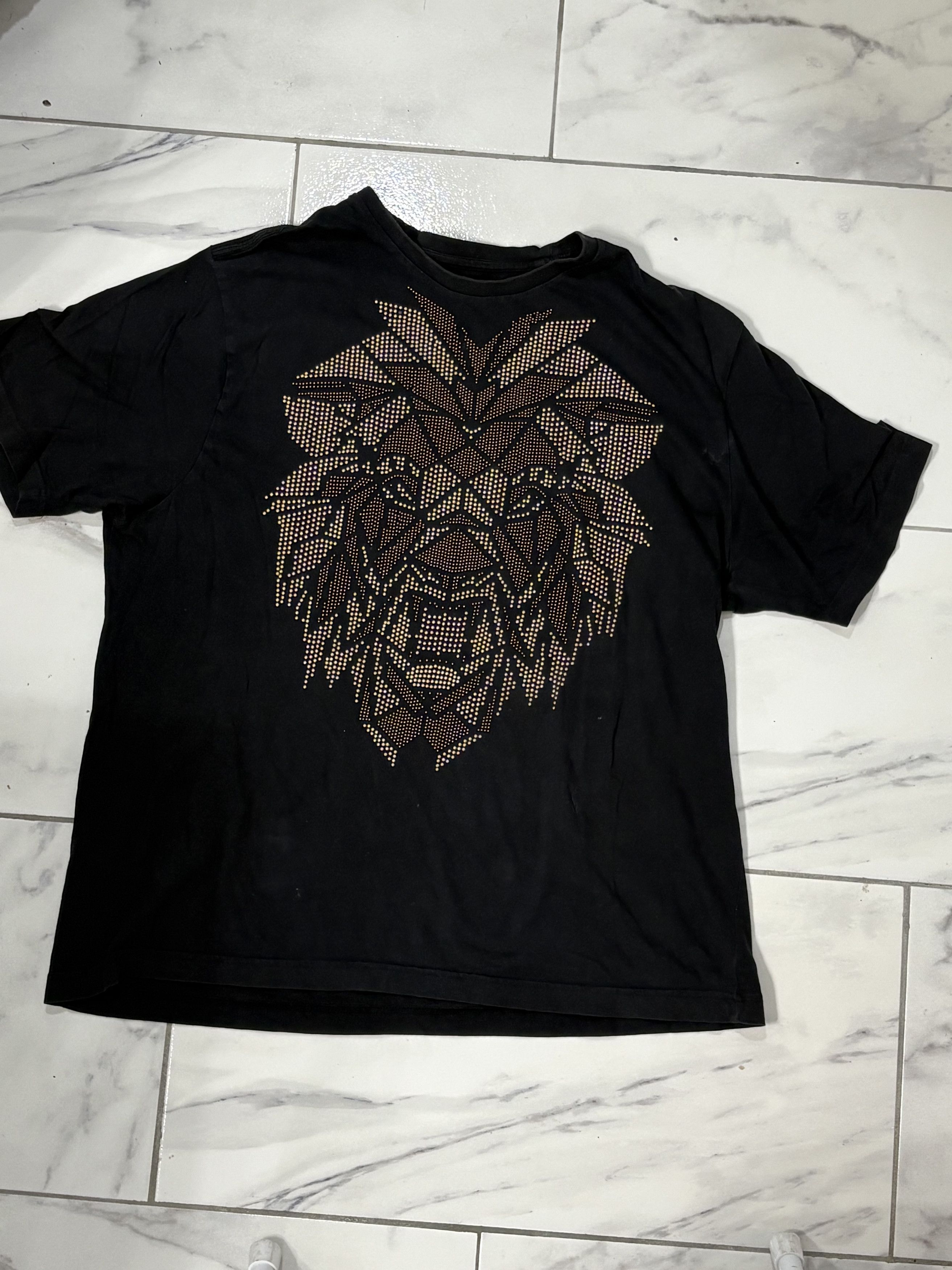 Sean John Sean John Black t-shirt w/sequined Tiger logo szXL #skater Size US XL / EU 56 / 4 - 1 Thumbnail