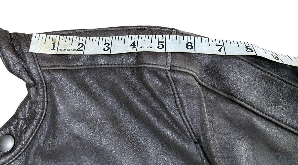 Boycott Rare🔥BOYCOTT Leather Zipper Jacket Vintage Size US S / EU 44-46 / 1 - 23 Thumbnail
