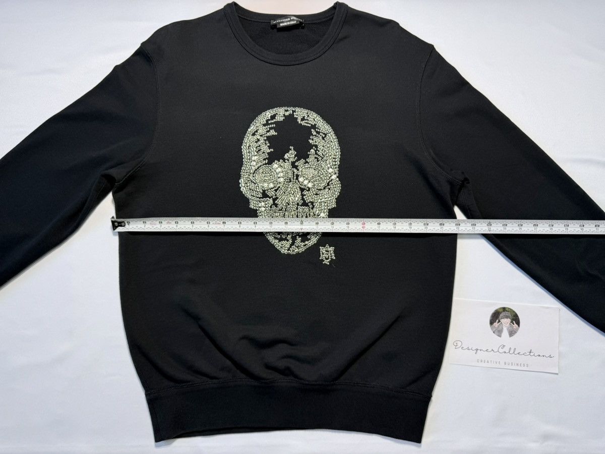 Alexander McQueen ALEXANDER MCQUEEN Sequin Skull Embroidered Sweatshirt XL Size US XL / EU 56 / 4 - 6 Thumbnail