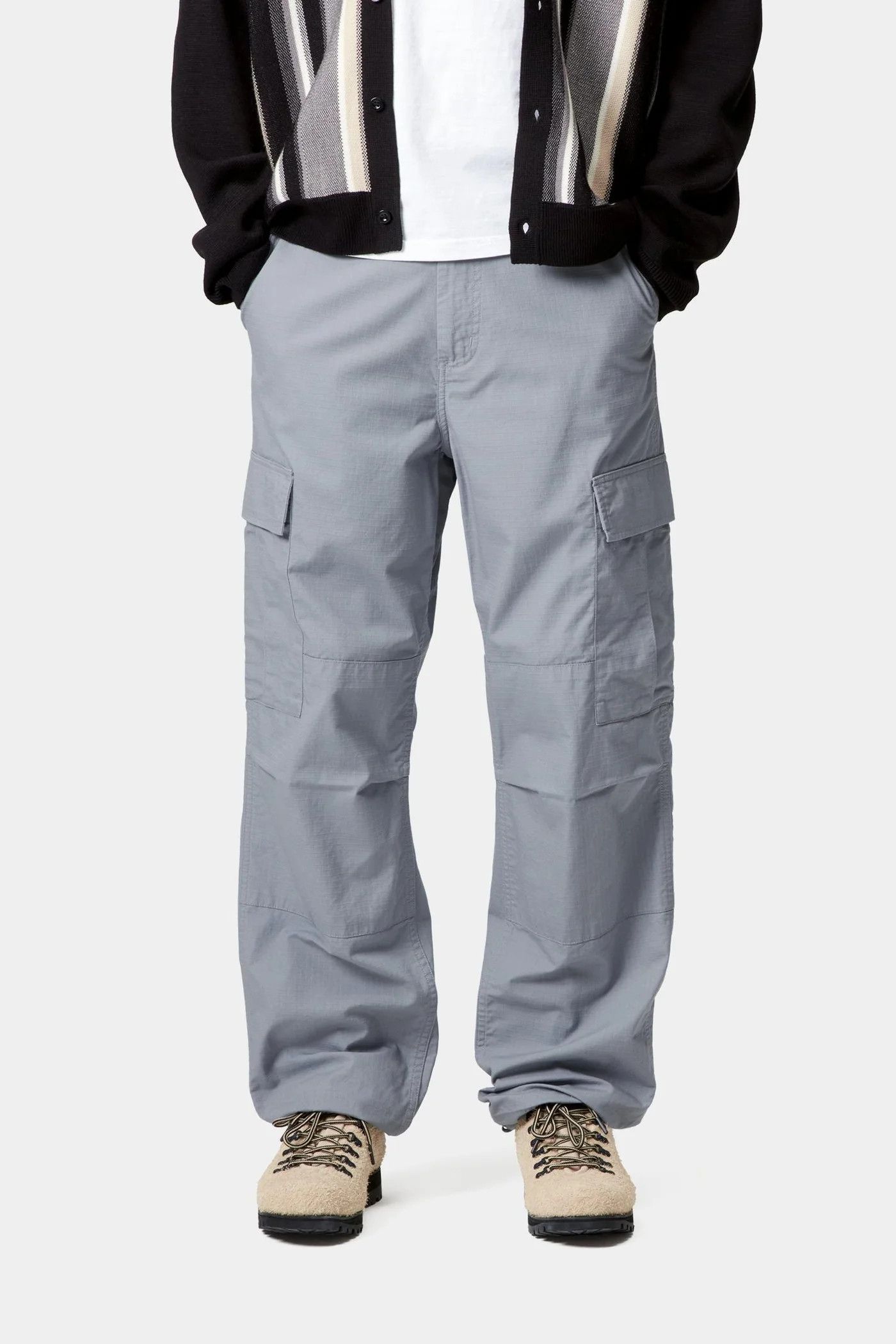 Carhartt Gray Cargo Pant (30W x 30L) Size US 30 / EU 46 - 3 Thumbnail