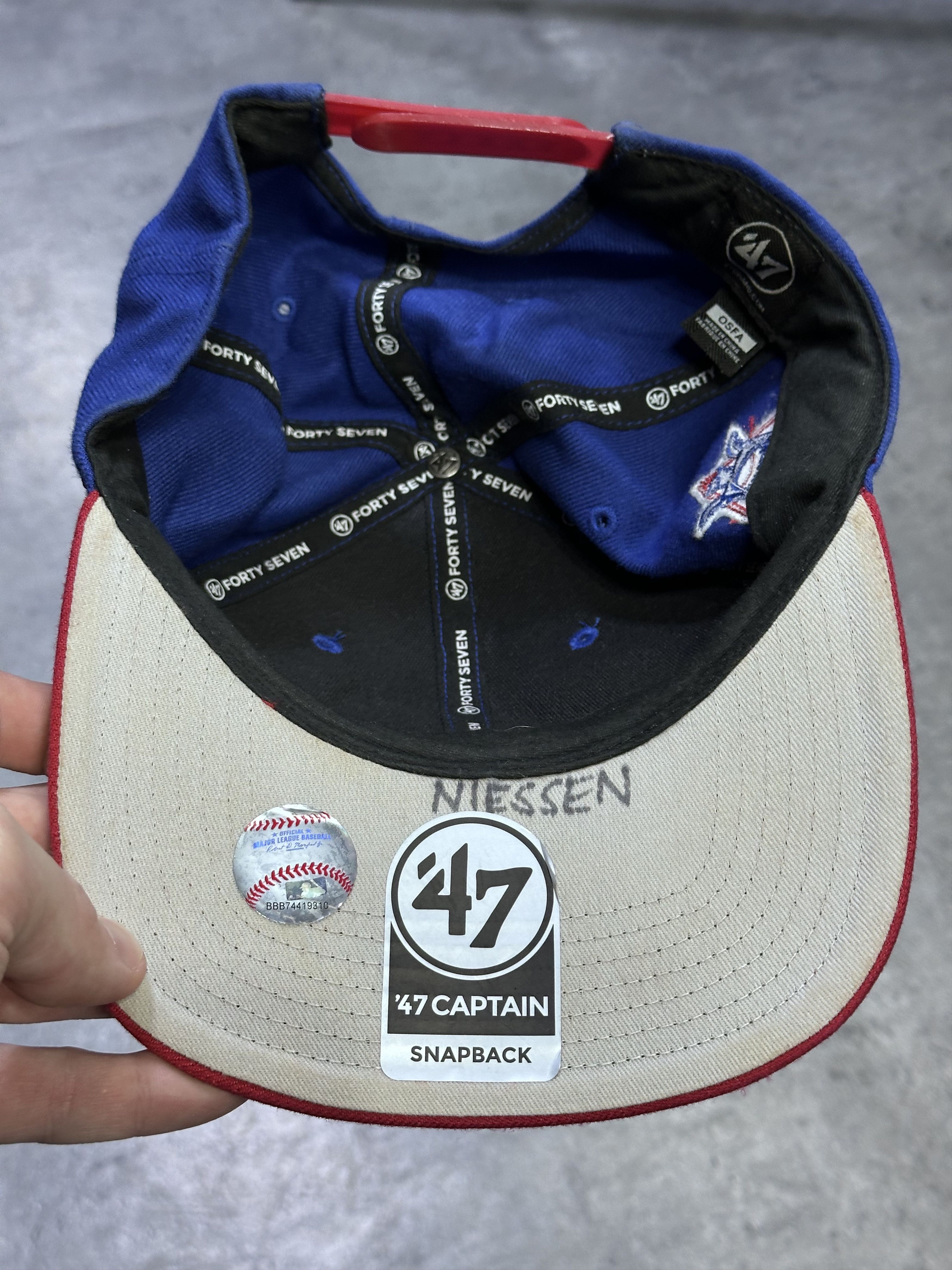 47 Brand Montreal Expos hat fan blue red logo cap Size ONE SIZE - 8 Thumbnail