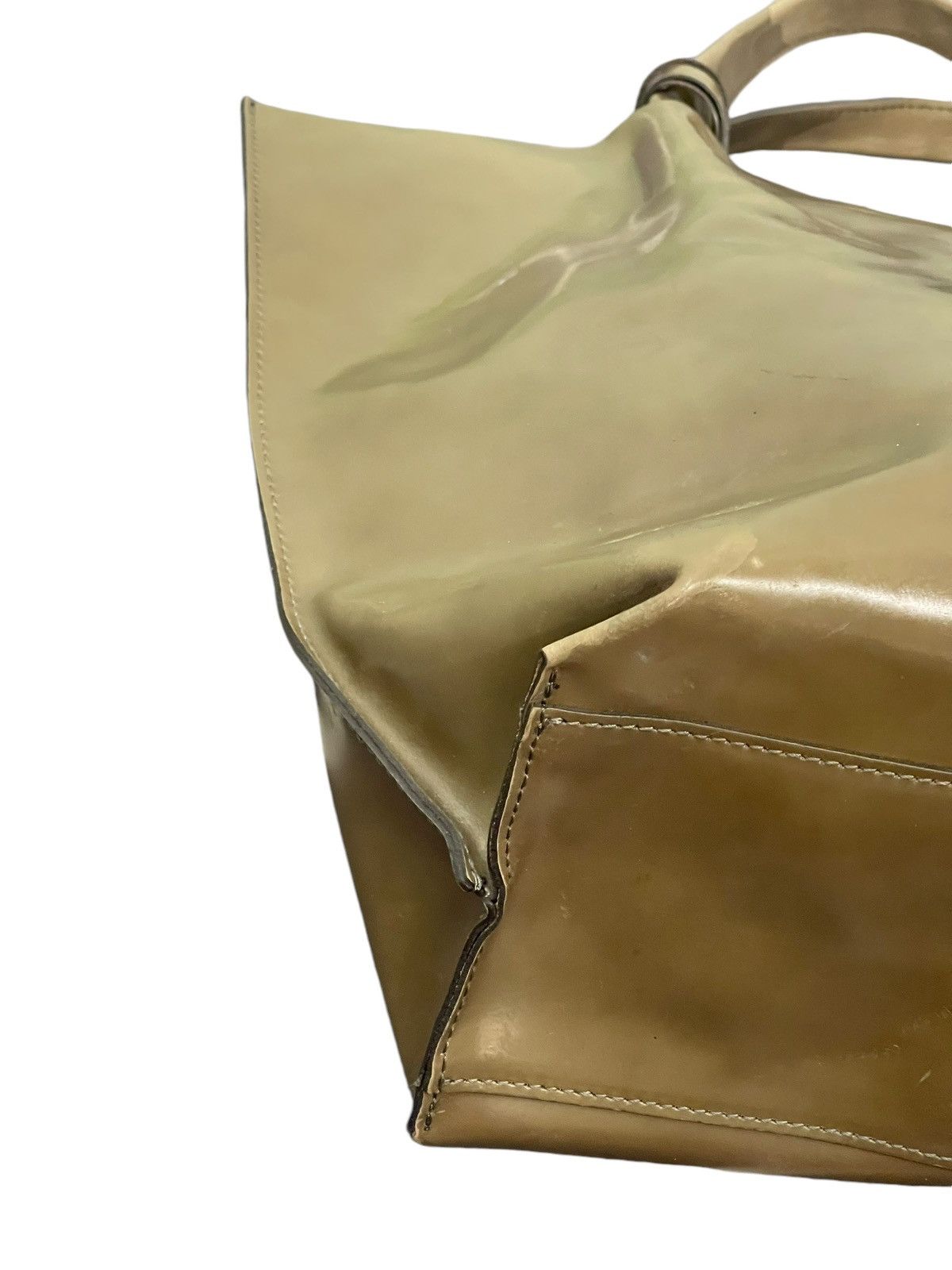 Japanese Brand Full Leather Gianni Chiarinni Italy Tote Bag 9🟩 Size ONE SIZE - 13 Thumbnail