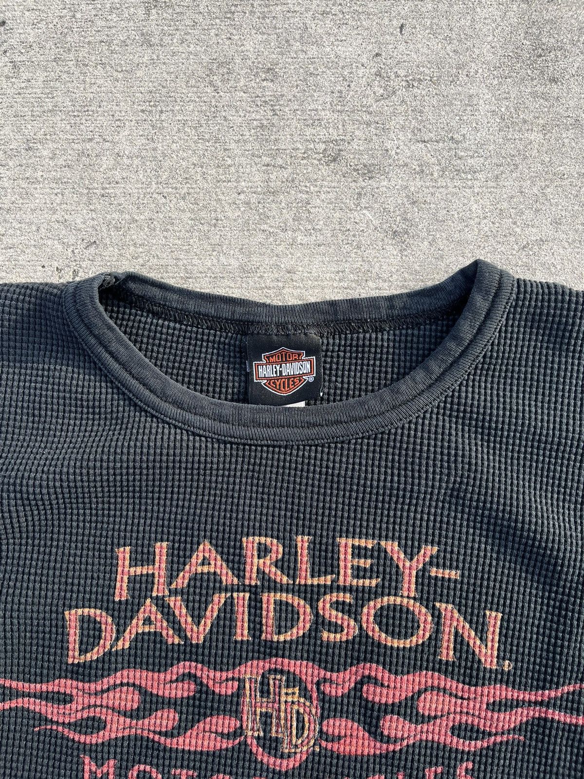 Harley Davidson HARLEY FLAME WAFFLE KNIT Size US XXL / EU 58 / 5 - 4 Thumbnail