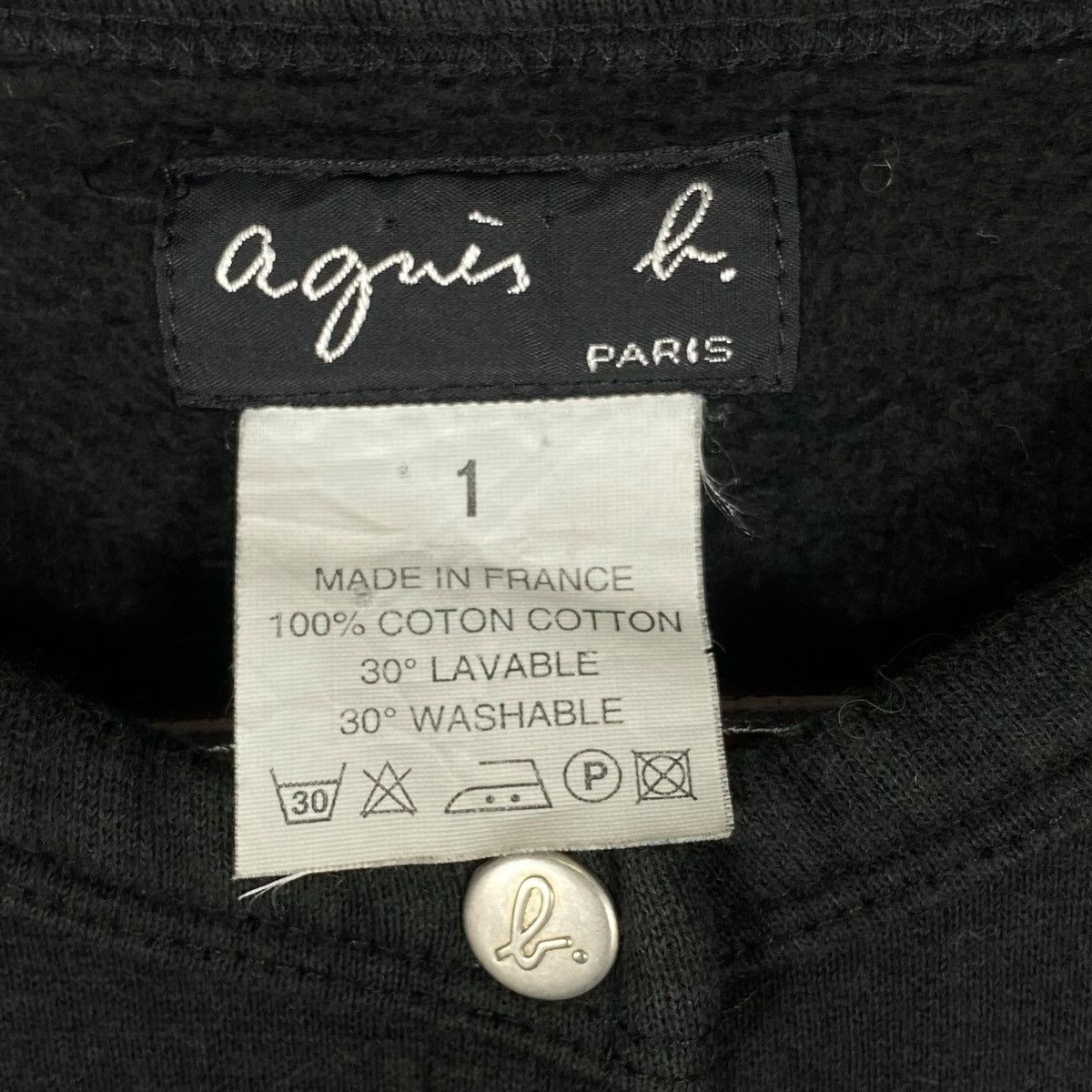 agnes b. Vintage Agnes B Paris Snap Button Caridgan Size S / US 4 / IT 40 - 8 Thumbnail