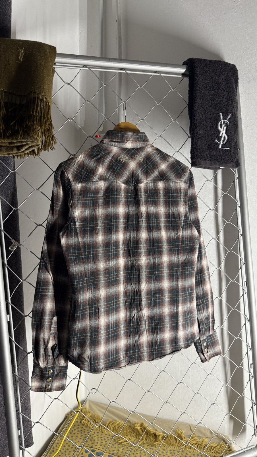 PPFM PPFM Japanese Archive Ombre Plaid Western Flannel Shirt Size US M / EU 48-50 / 2 - 2 Thumbnail
