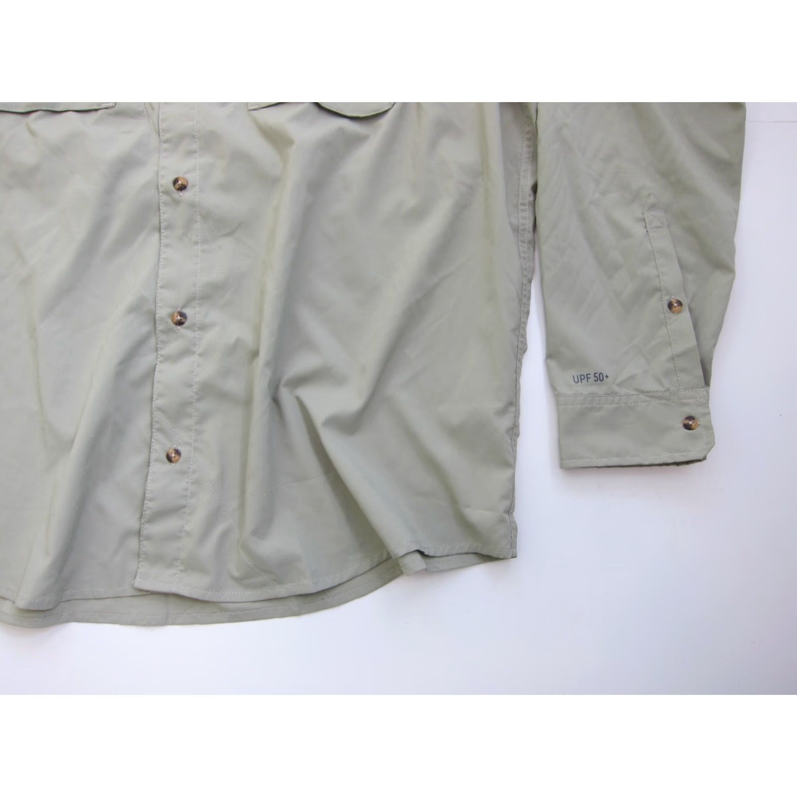 Vintage L.L. Bean Nylon Stretch Green Zip Pocket Button Down Long Sleeve Pack Shirt XXL Size US XXL / EU 58 / 5 - 6 Thumbnail